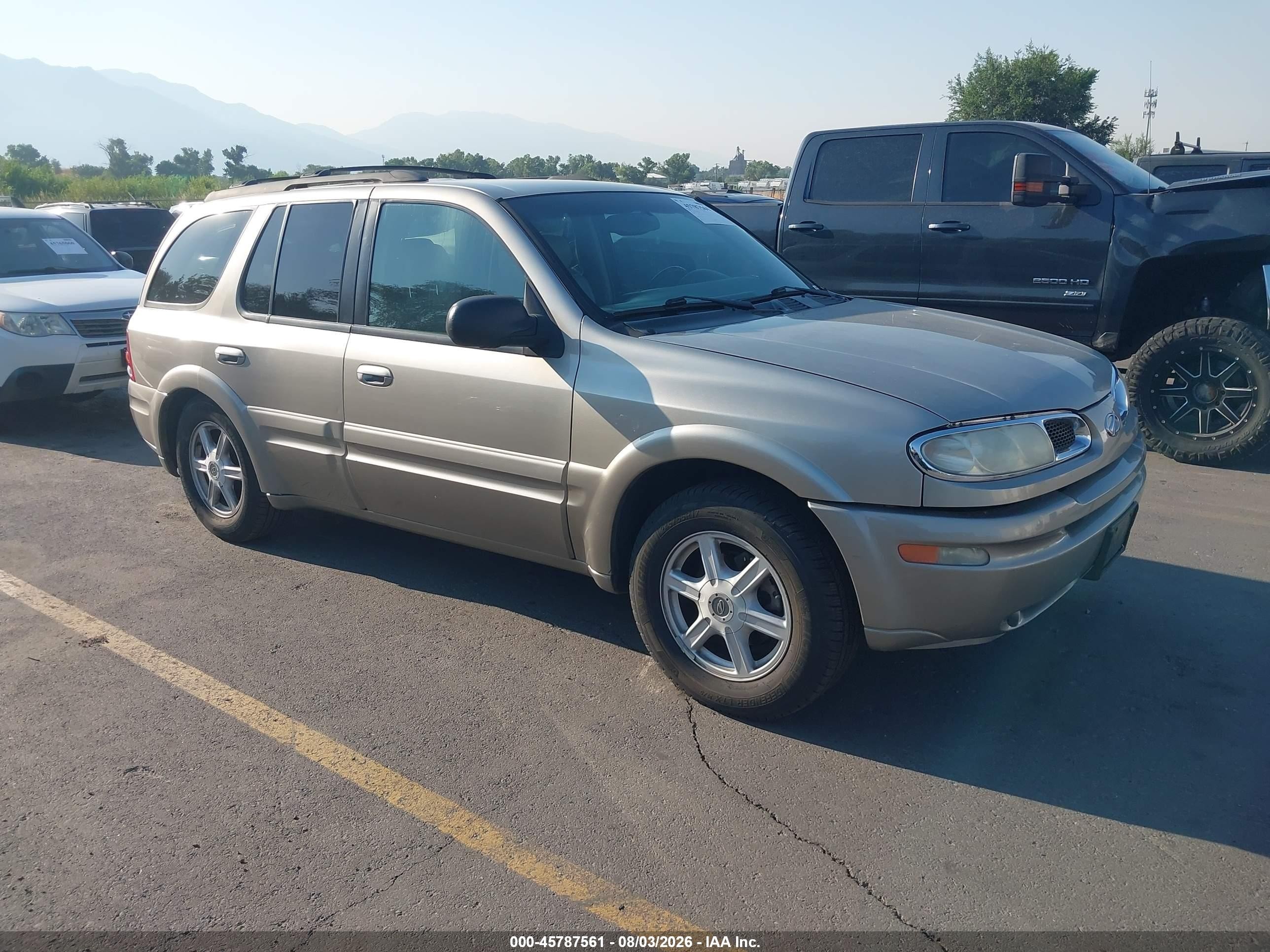 2002 Oldsmobile Bravada, VIN 1GHDT13S322154408 — Normal wear