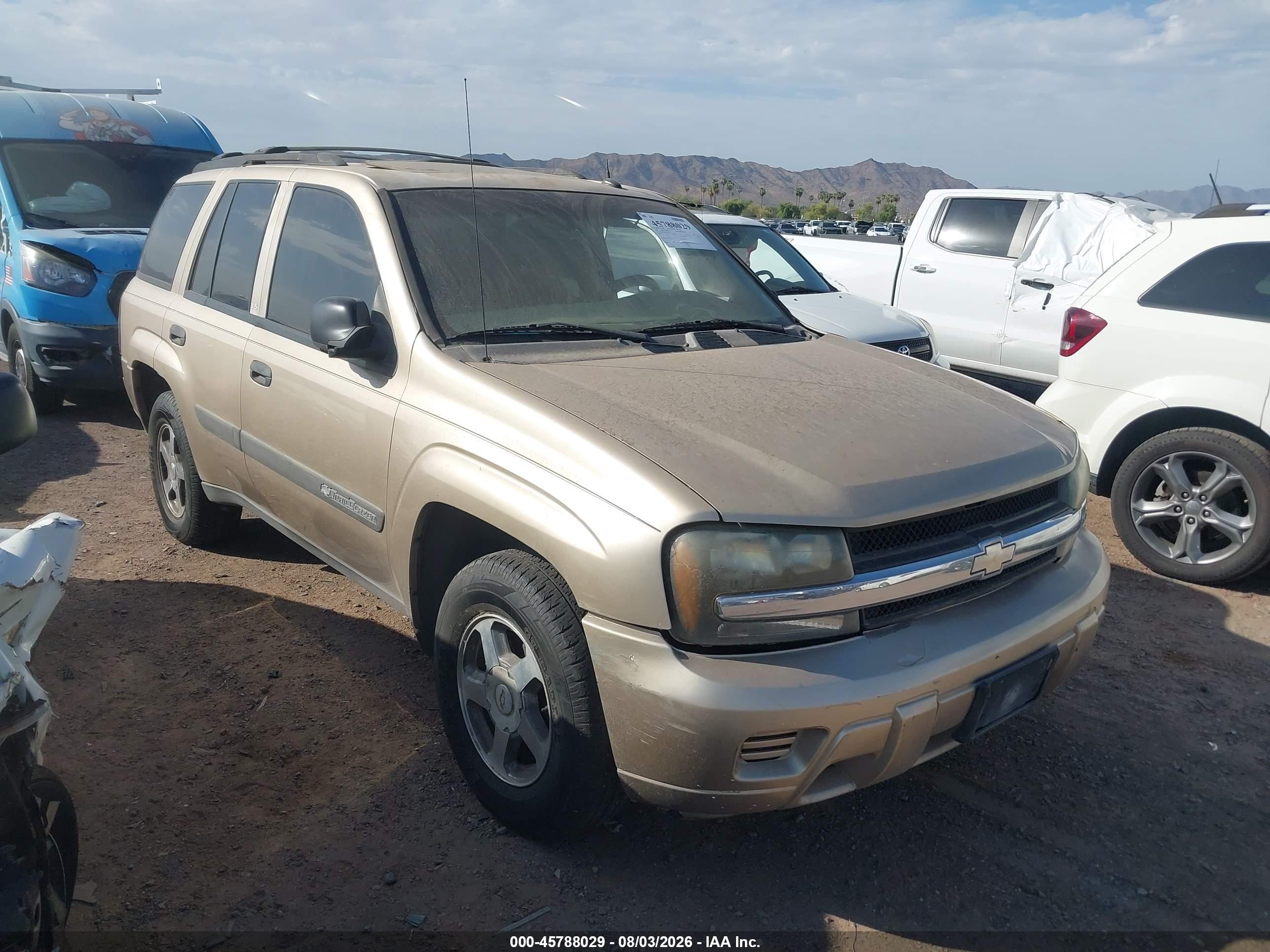 2004 Chevrolet TrailBlazer LS, VIN 1GNDS13S842197144 — Normal wear
