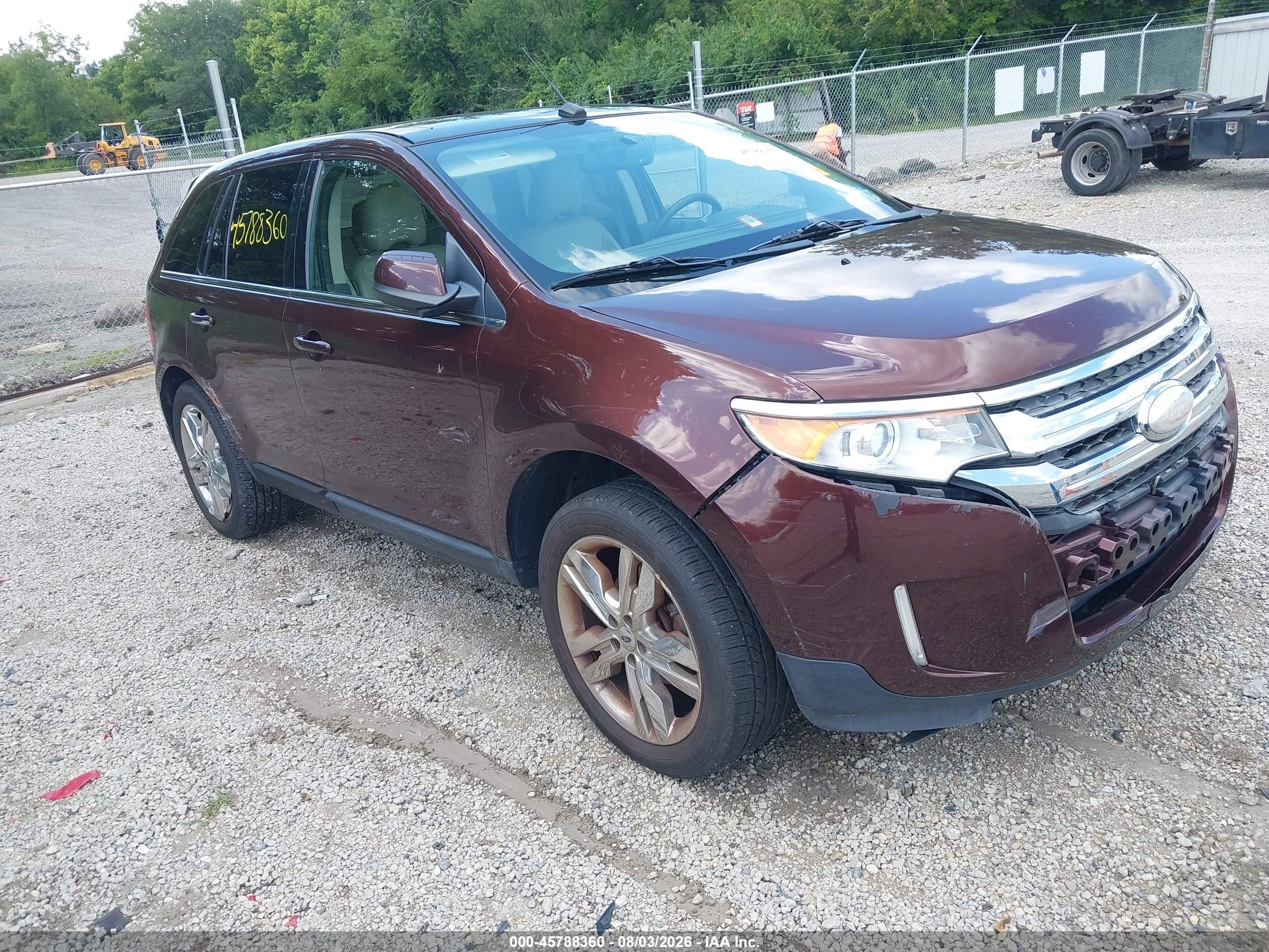 2012 Ford Edge Limited, VIN 2FMDK4KC2CBA26088 — Front end