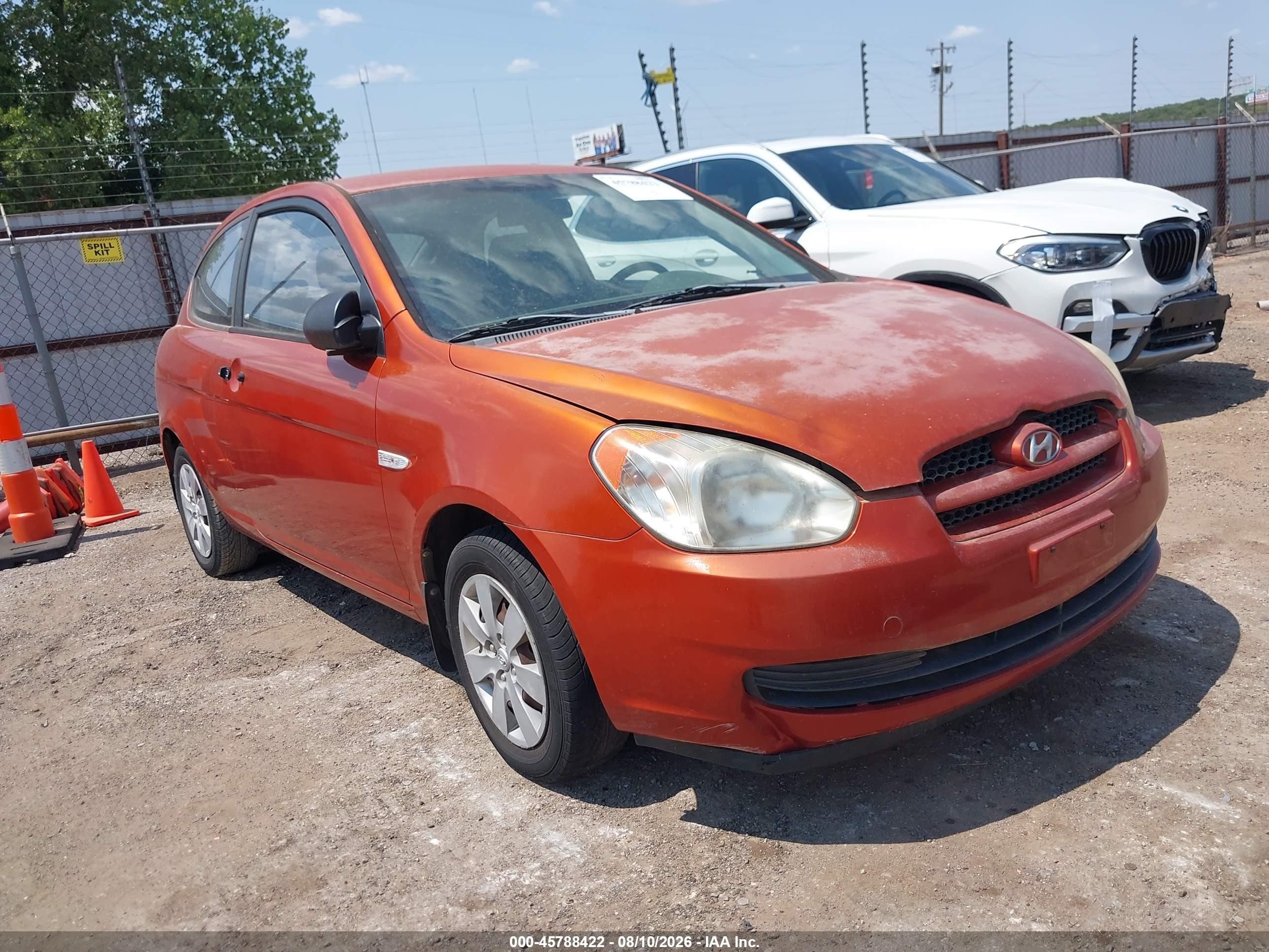 2008 Hyundai Accent GS, VIN KMHCM36C18U063838 — Normal wear