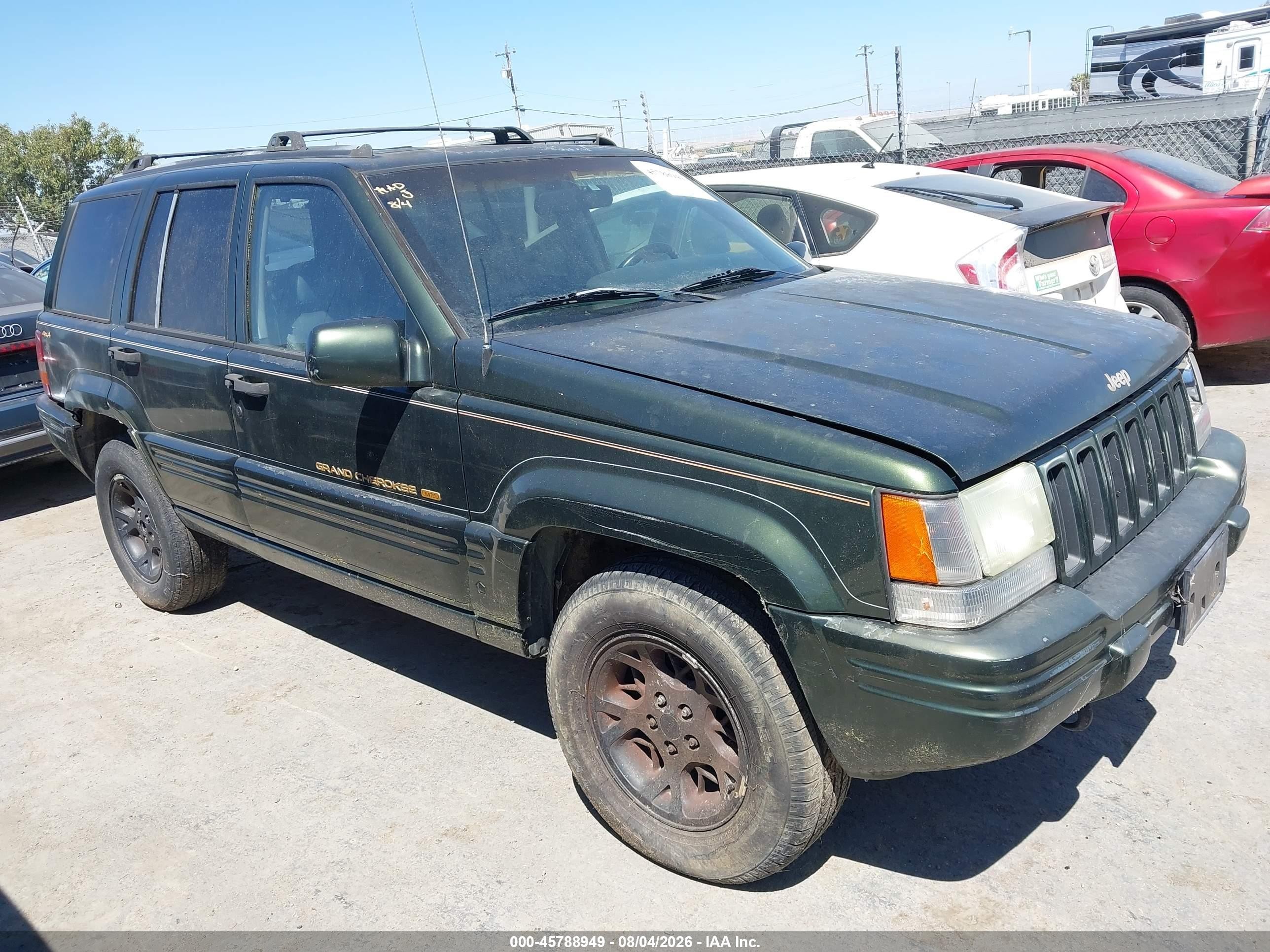 1996 Jeep Grand Cherokee Limited, VIN 1J4GZ78YXTC354810 — Normal wear