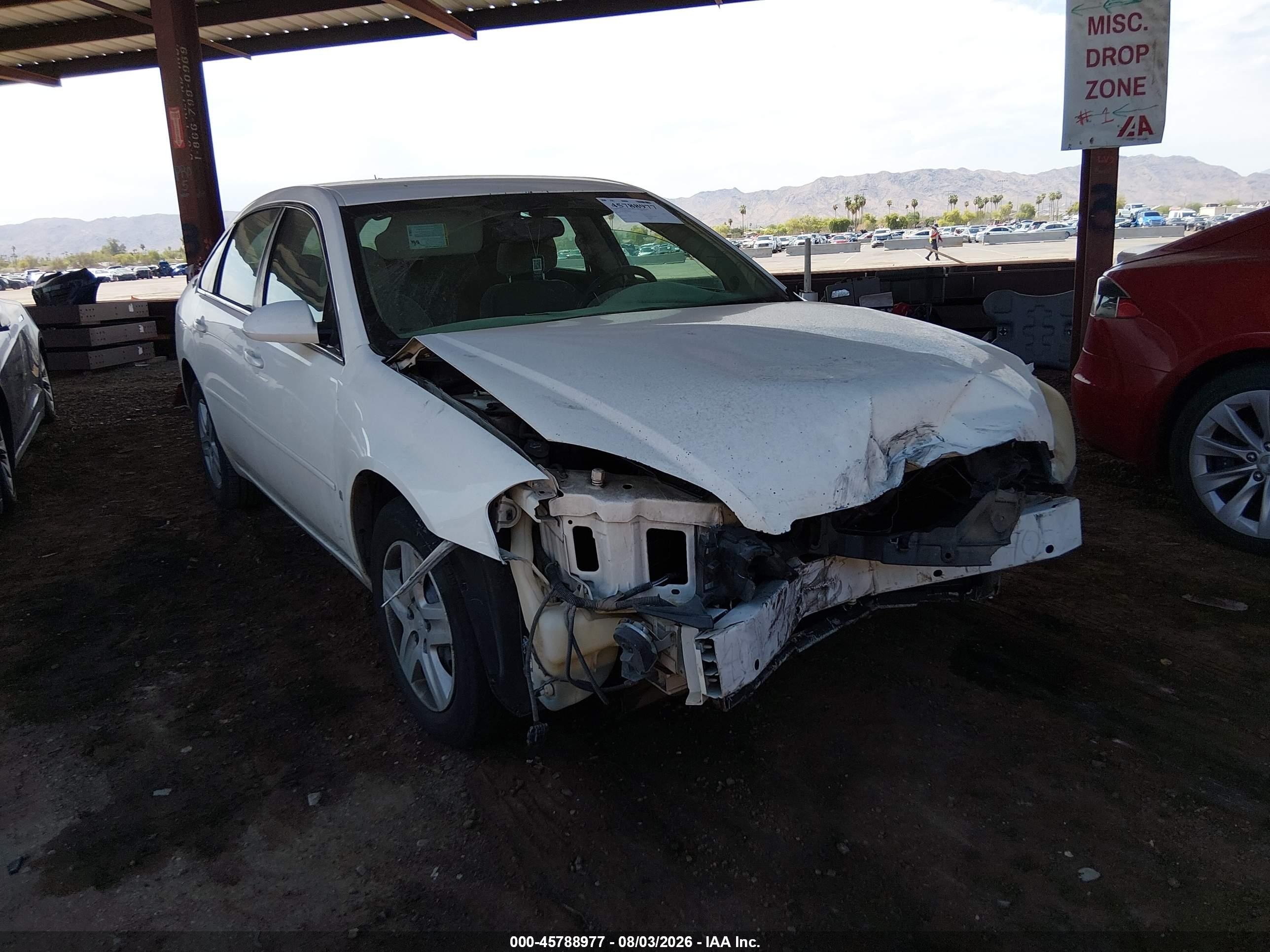 2006 Chevrolet Impala LS, VIN 2G1WB58K669381514 — Перед