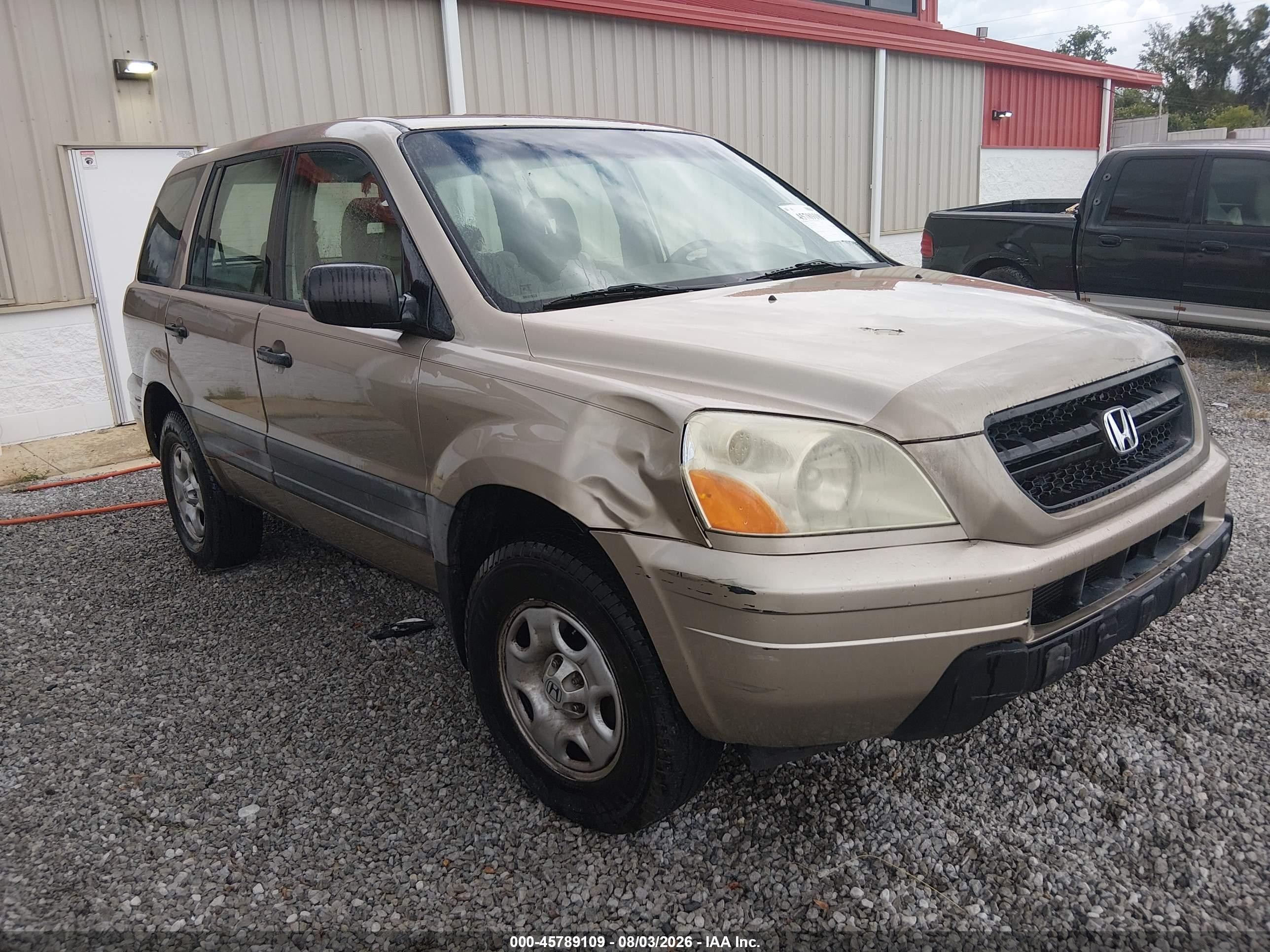 2005 Honda Pilot LX, VIN 2HKYF18195H564812 — Обычный износ