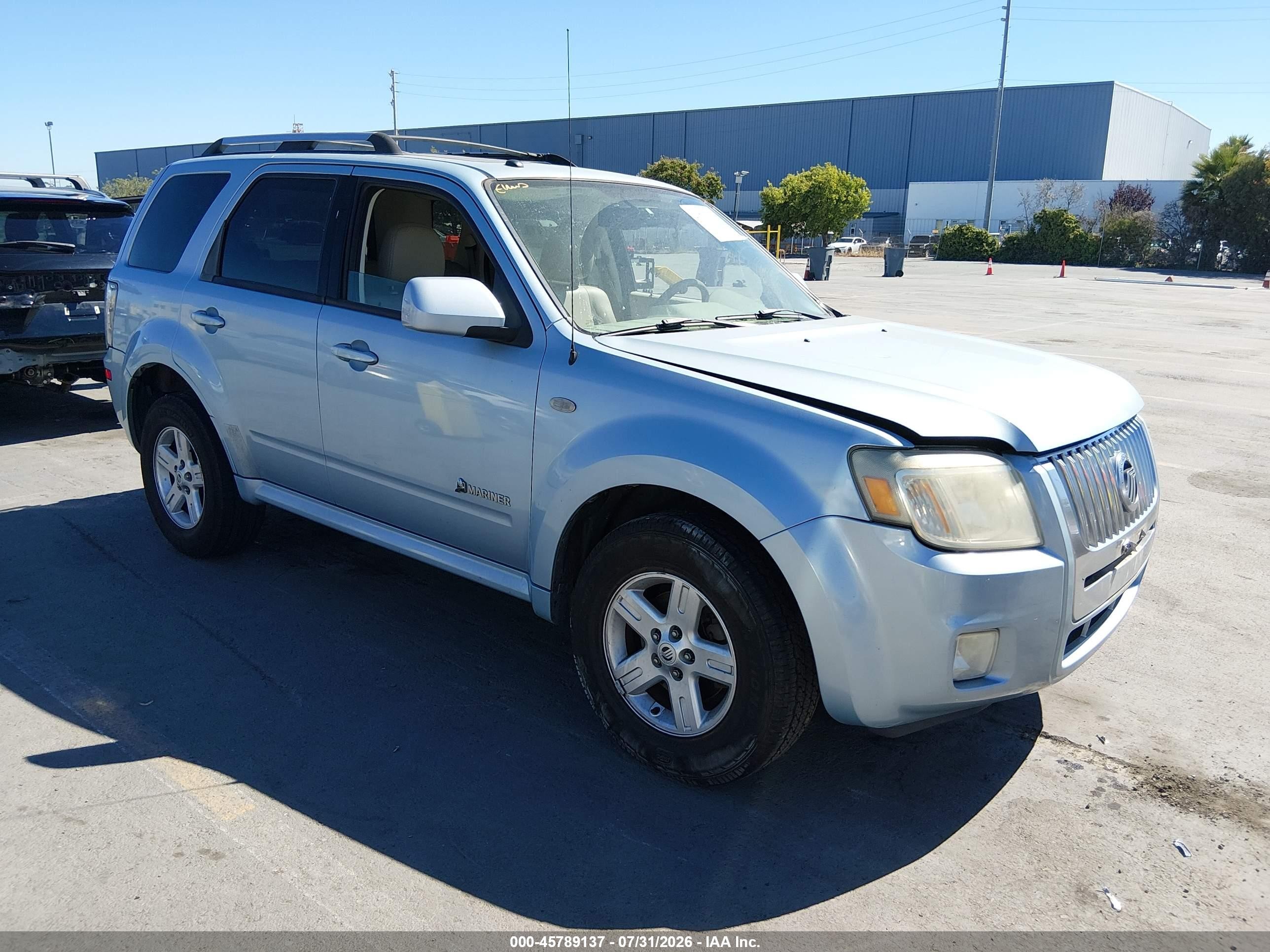 2008 Mercury Mariner, VIN 4M2CU39H78KJ07679 — Normal wear