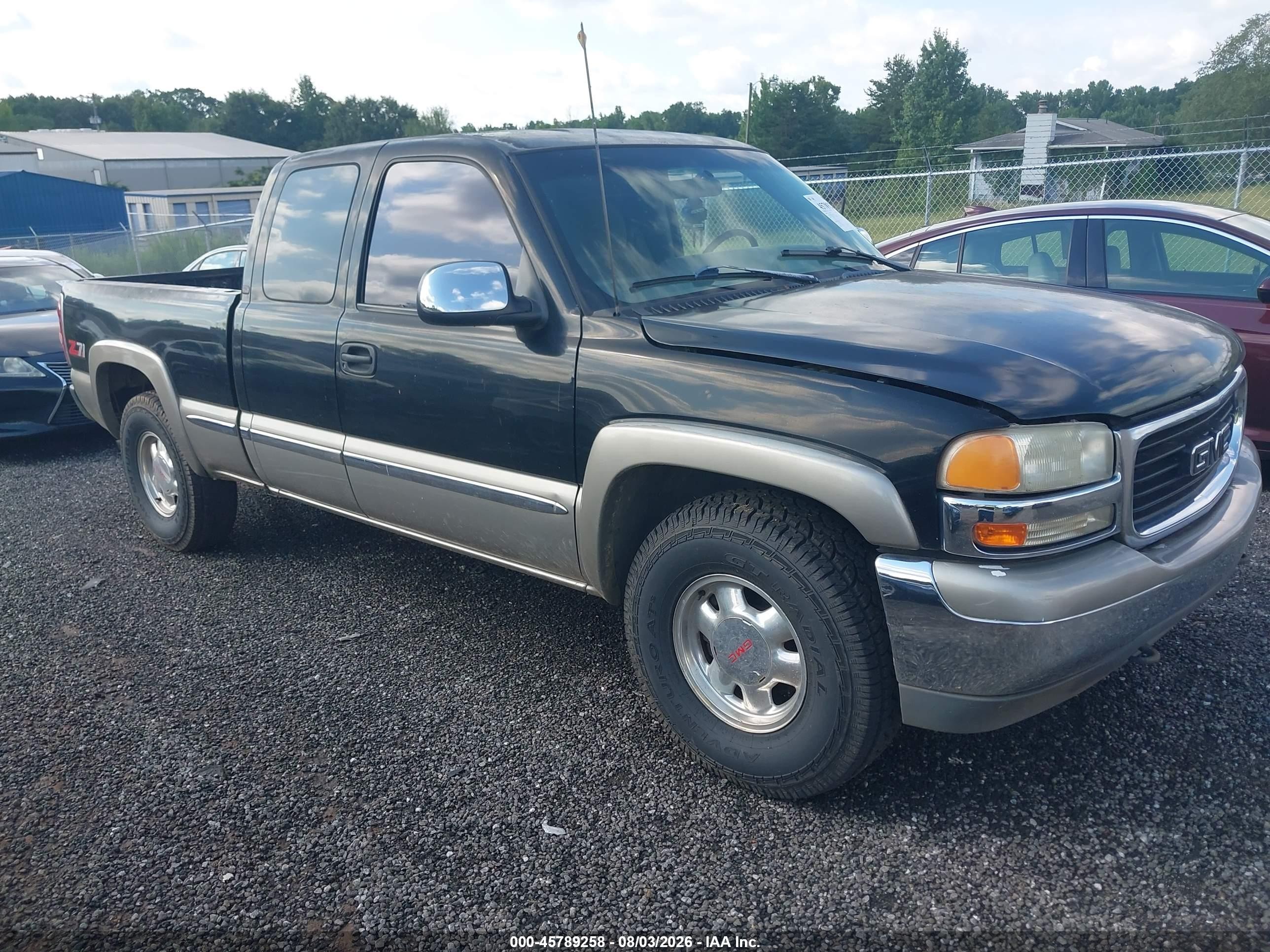 2000 GMC Sierra 1500 SLE, VIN 1GTEK19T0YE196037 — Normal wear