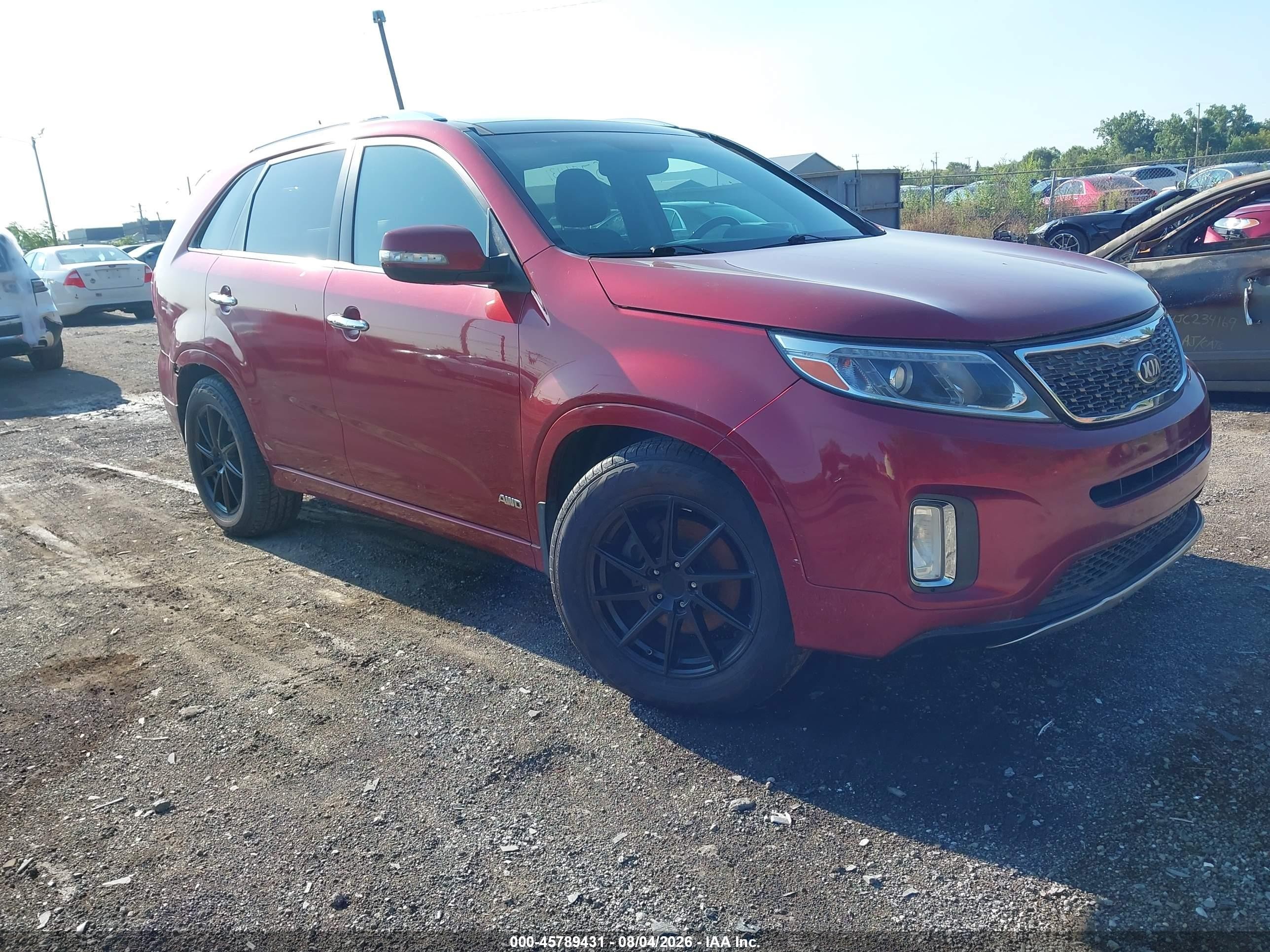 2014 Kia Sorento SX, VIN 5XYKWDA75EG479656 — Обычный износ