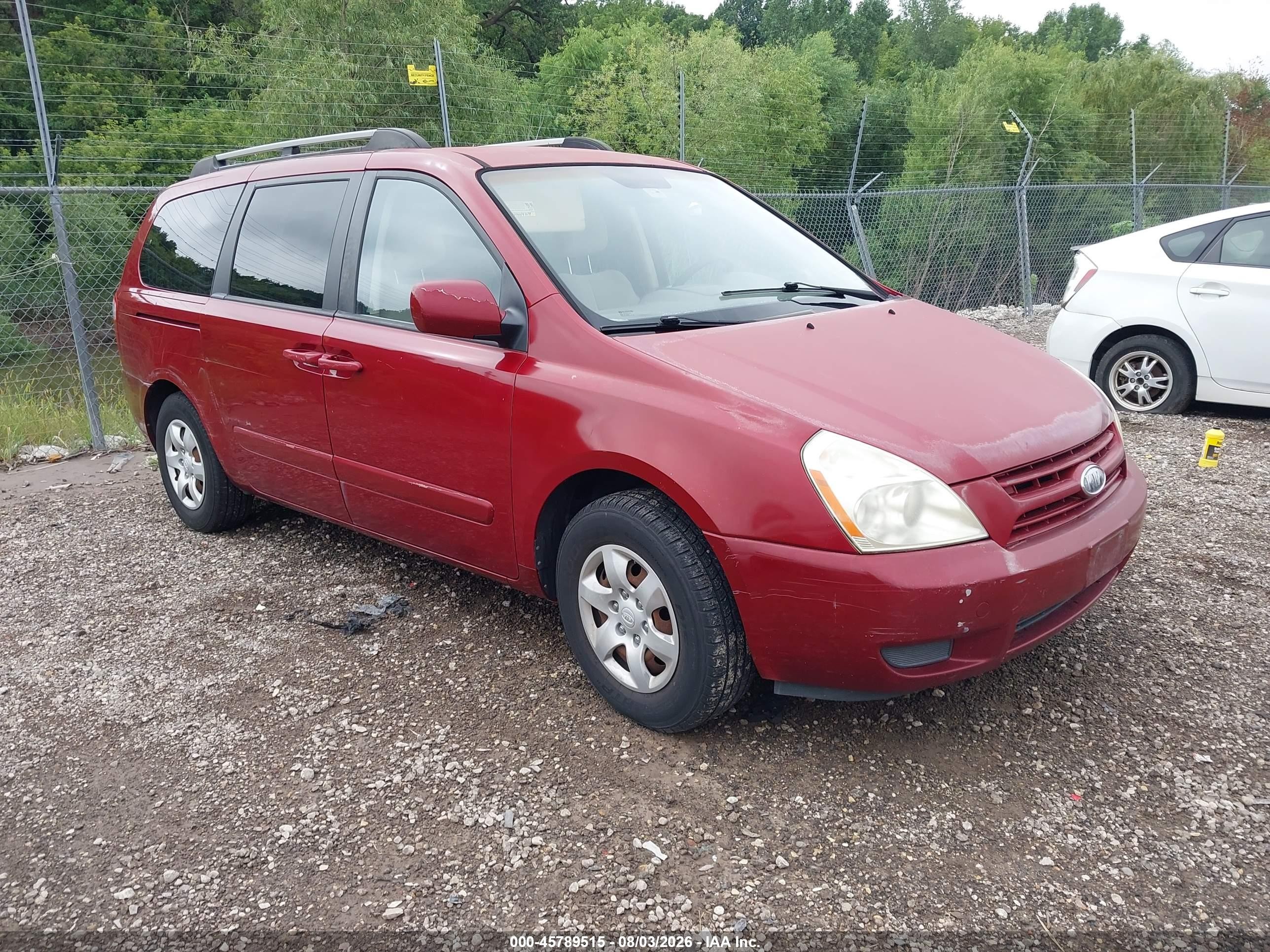 2009 Kia Sedona LX, VIN KNDMB233496273465 — Normal wear