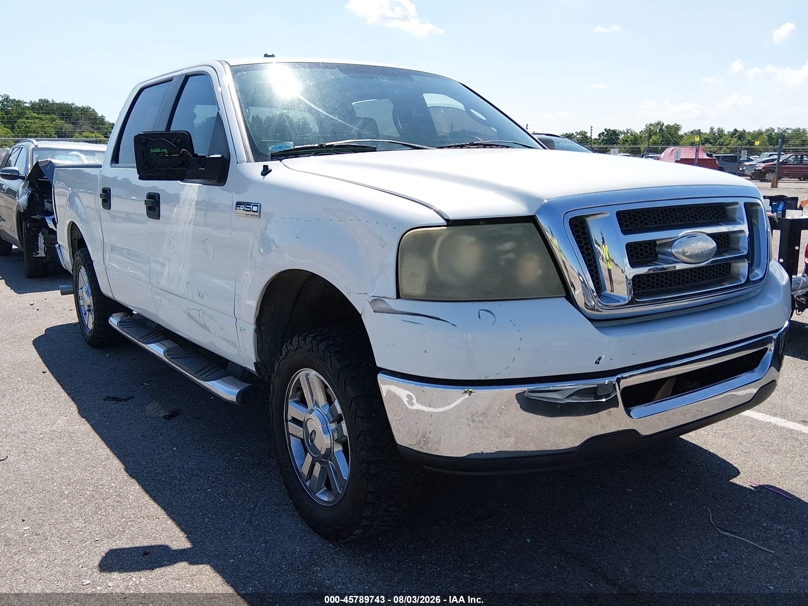 2008 Ford F-150 XL, VIN 1FTRW12W38FB82315 — Side
