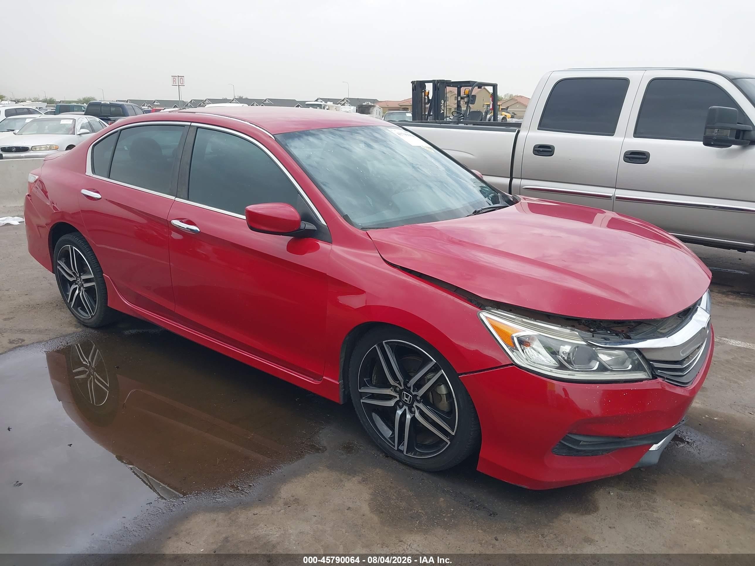 2017 Honda Accord Sport, VIN 1HGCR2F54HA279414 — Front end