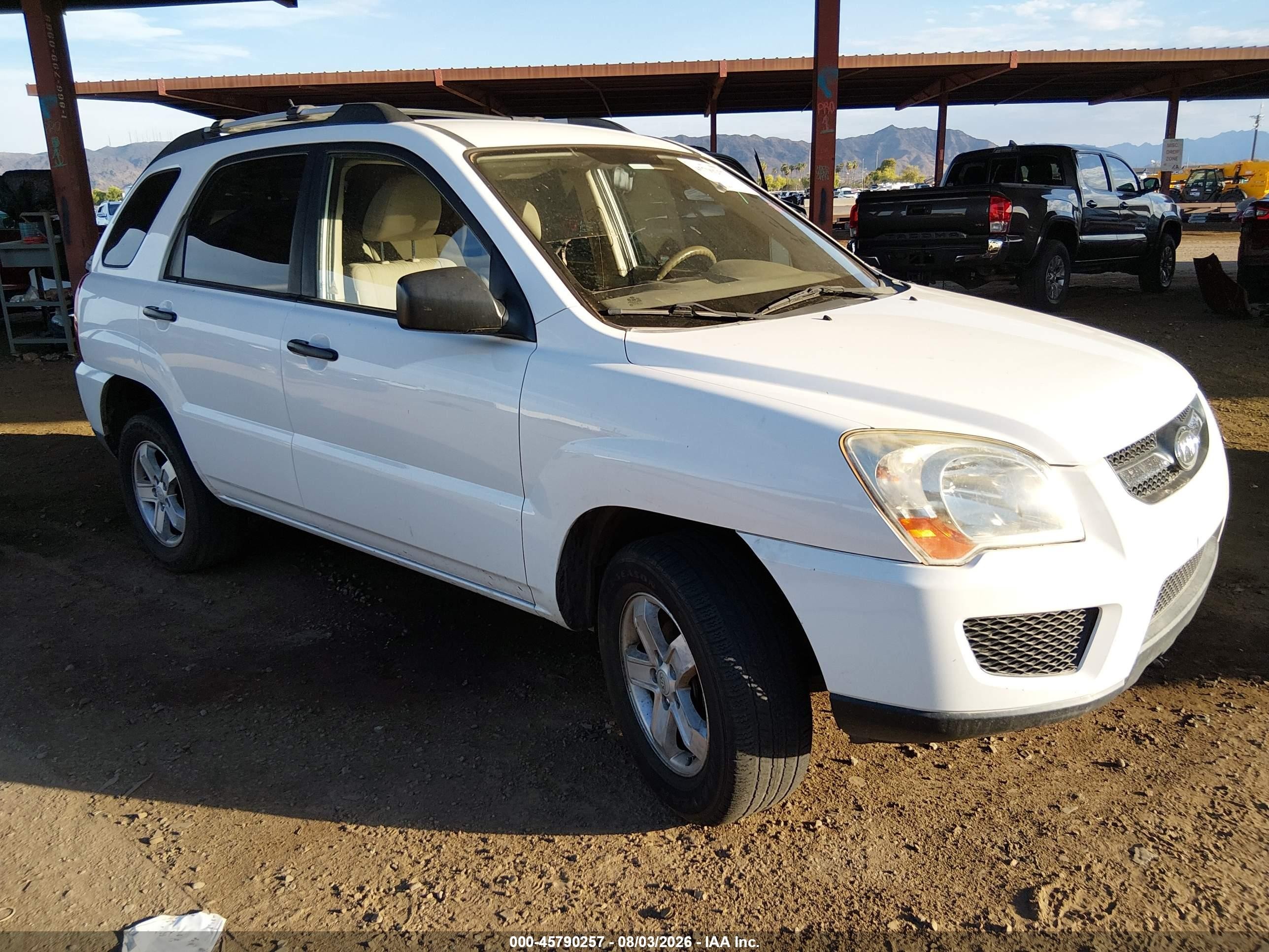 2009 Kia Sportage EX, VIN KNDJF723397613544 — Не указано