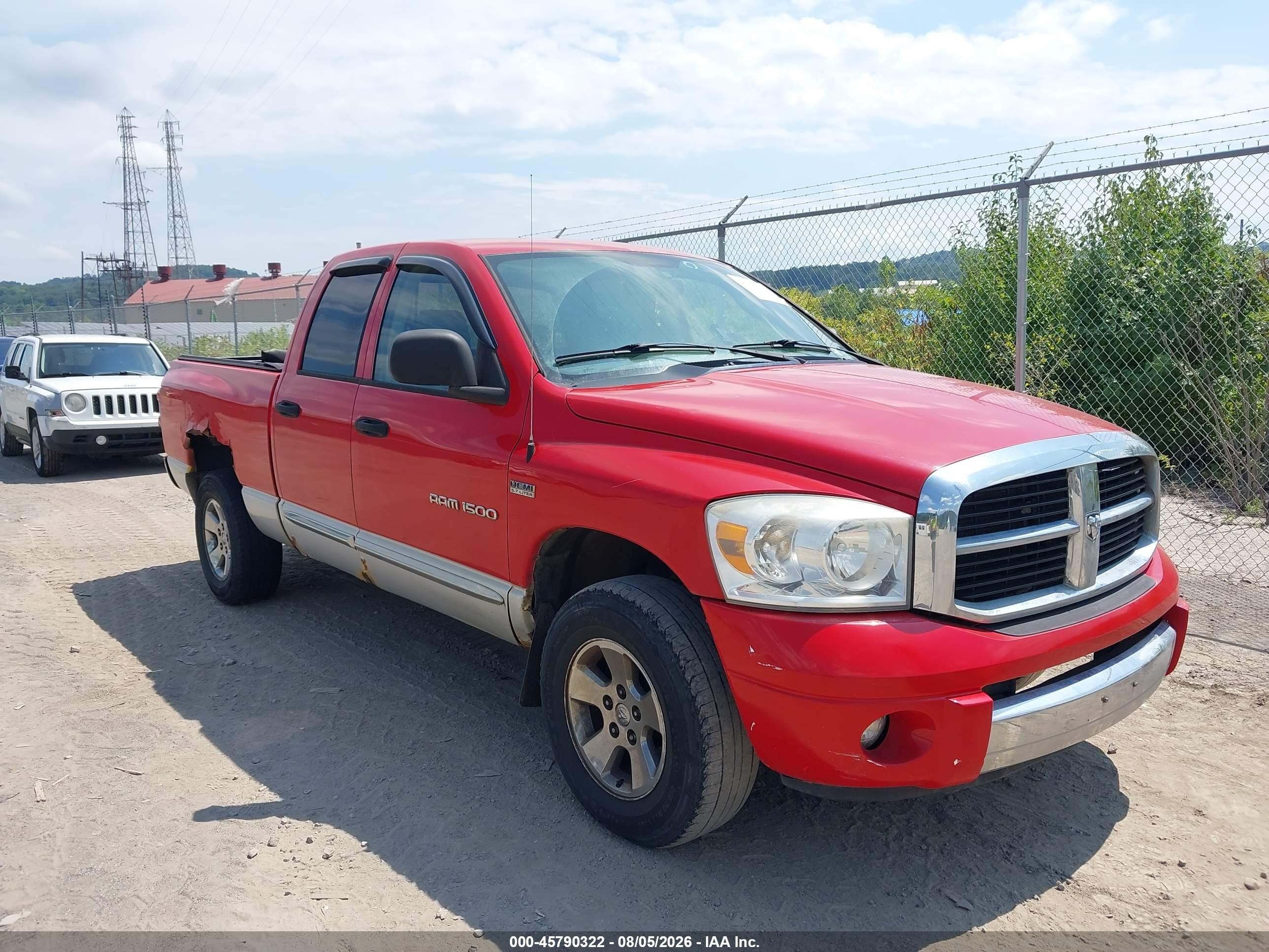 2007 Dodge 1500 SLT, VIN 1D7HU18277S115105 — Normal wear