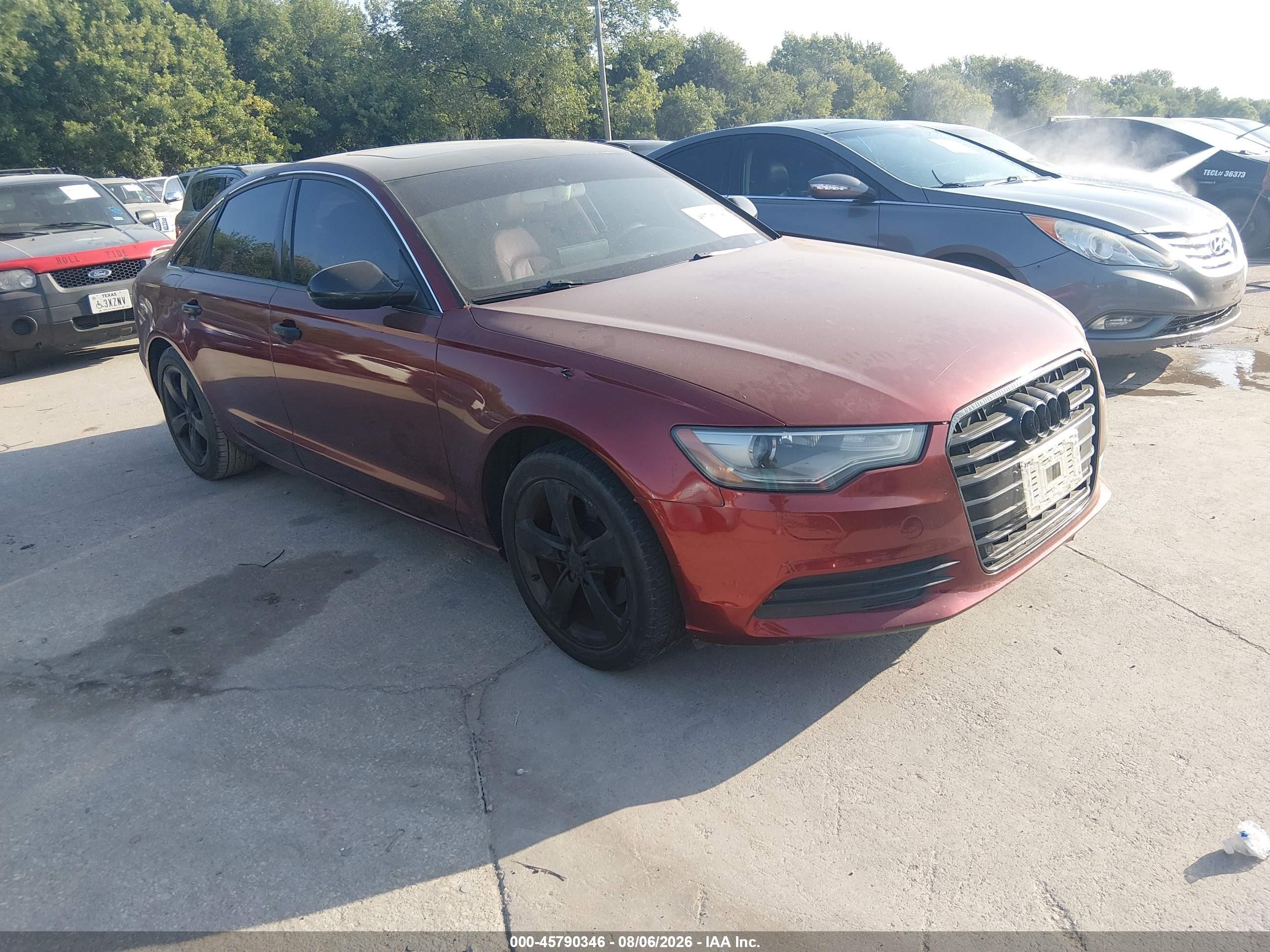 2012 Audi A6 Premium Plus, VIN WAUDFAFC8CN175611 — Normal wear