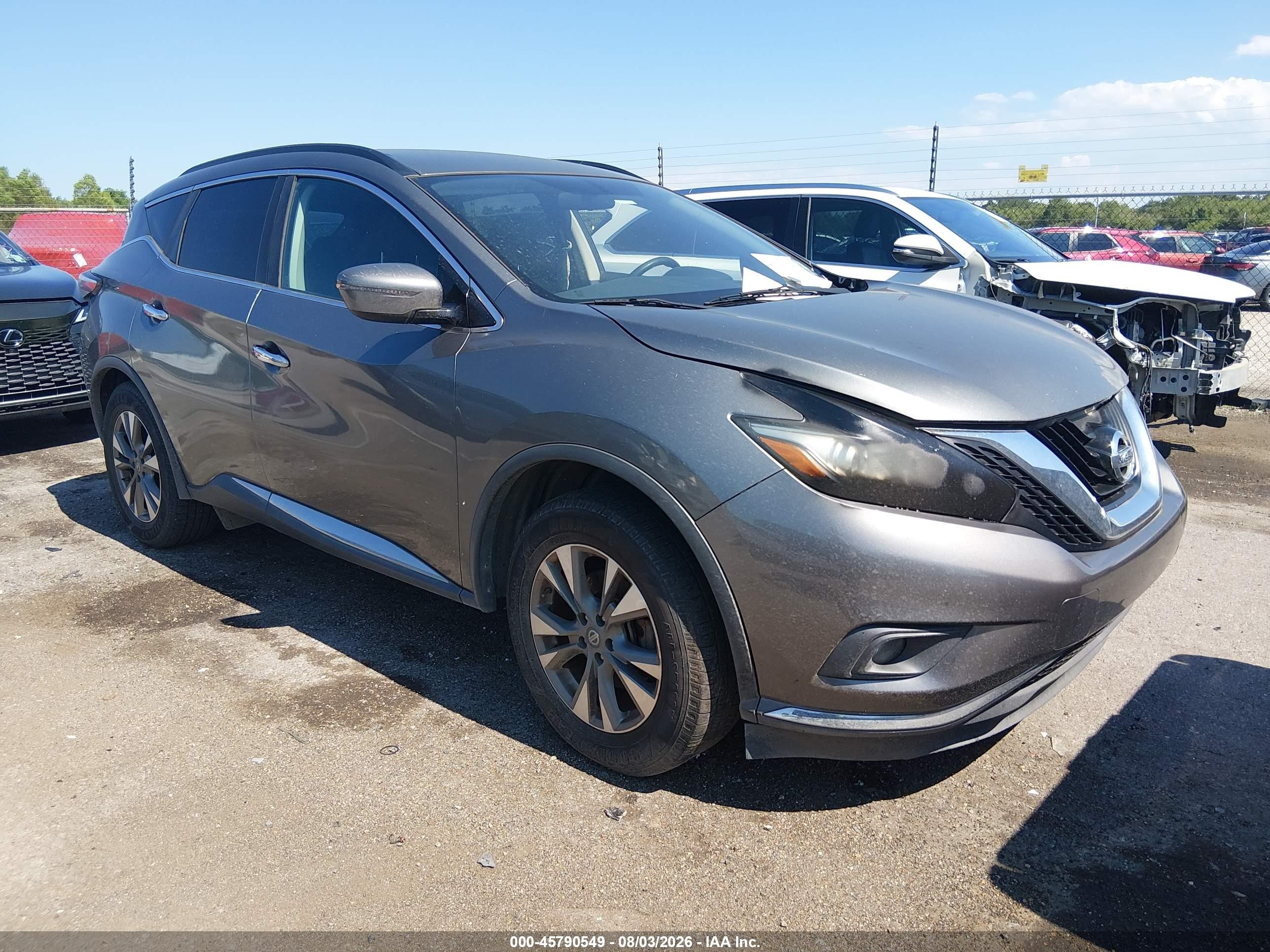 2017 Nissan Murano S, VIN 5N1AZ2MG4HN127311 — Normal wear