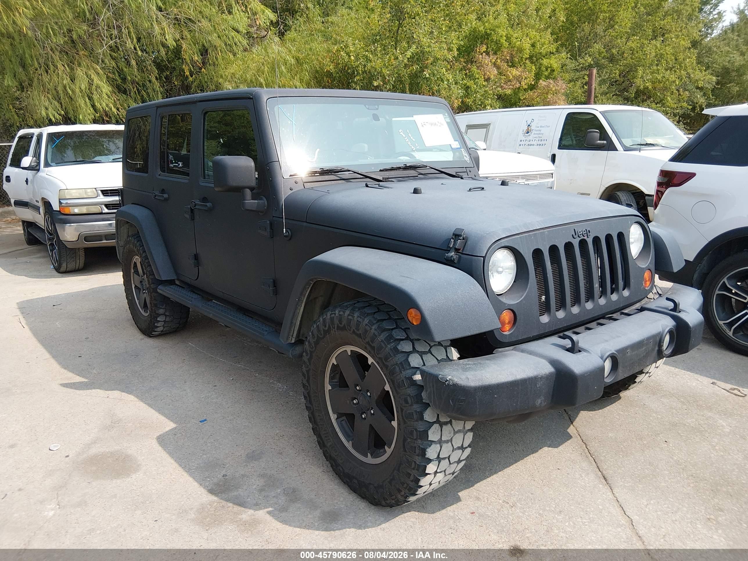 2011 Jeep Wrangler Unlimited Sport, VIN 1J4BA3H15BL530691 — Обычный износ