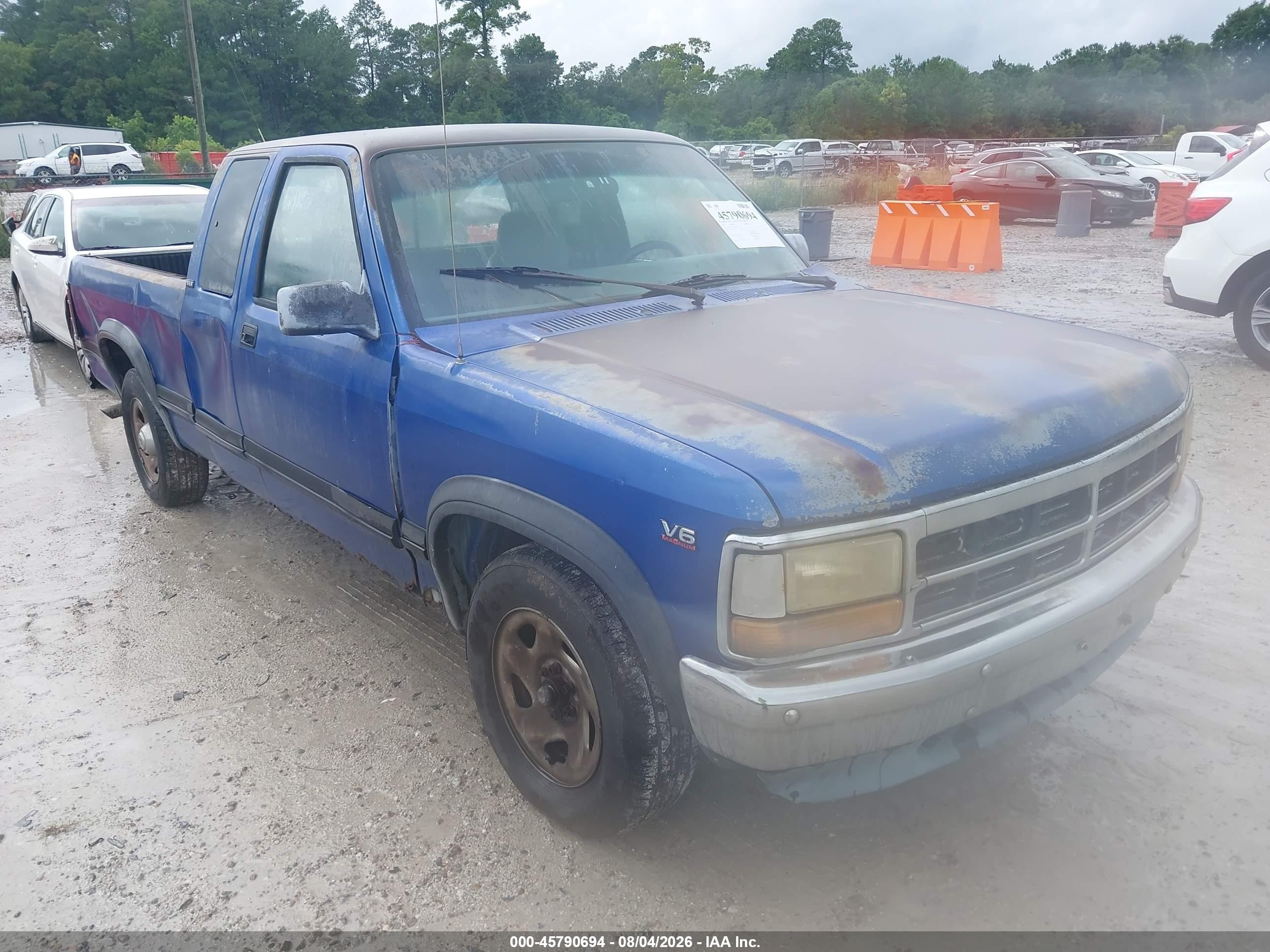 1996 Dodge Dakota, VIN 1B7GL23X6TS507066 — Обычный износ