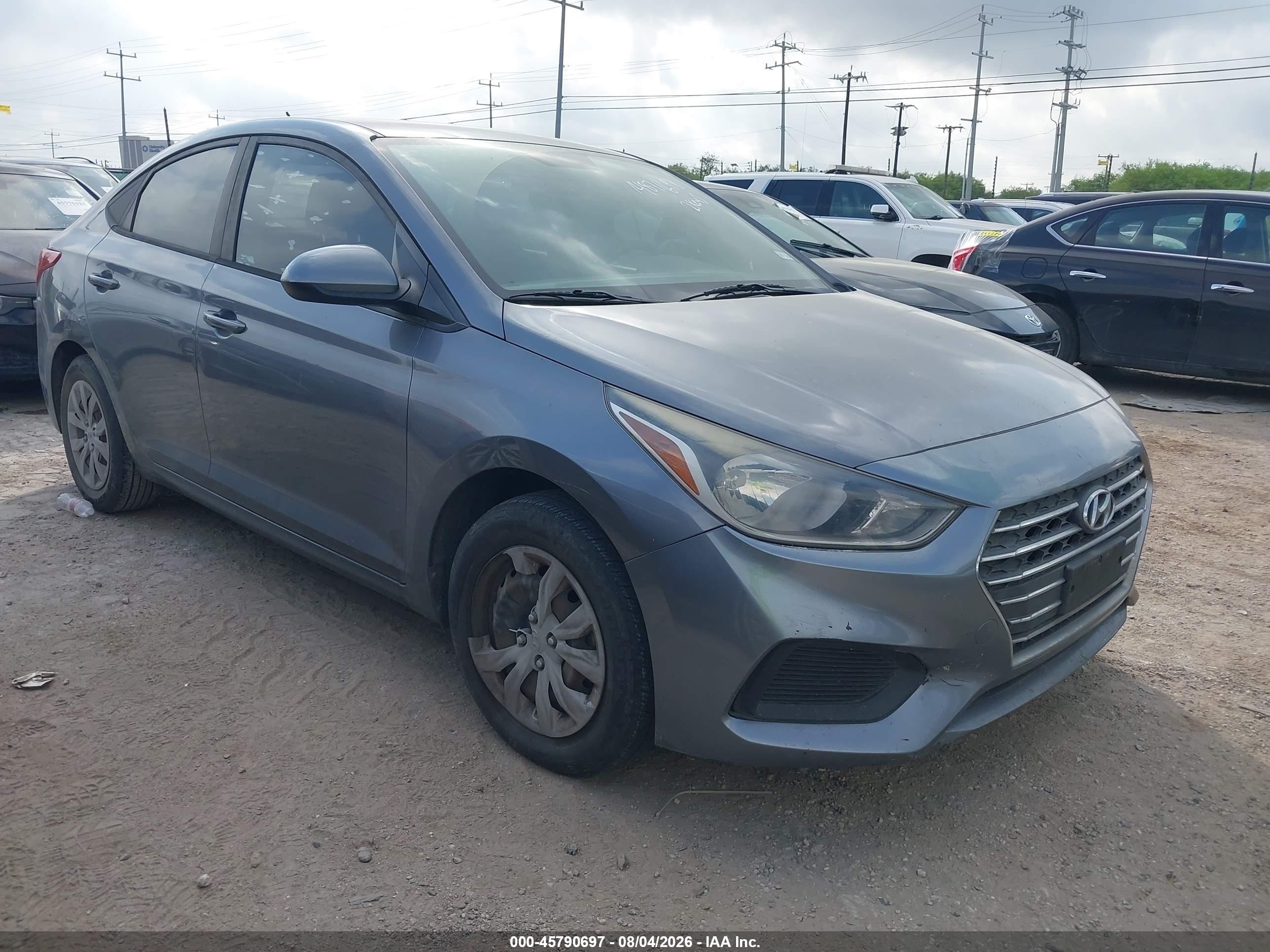 2019 Hyundai Accent SE, VIN 3KPC24A31KE055476 — Normal wear