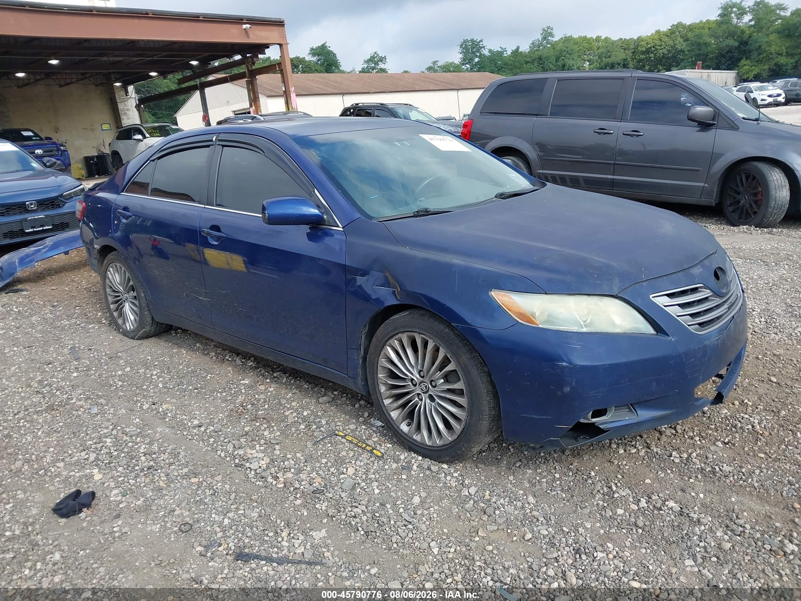 2007 Toyota Camry, VIN 4T1BB46K67U008203 — Rear end