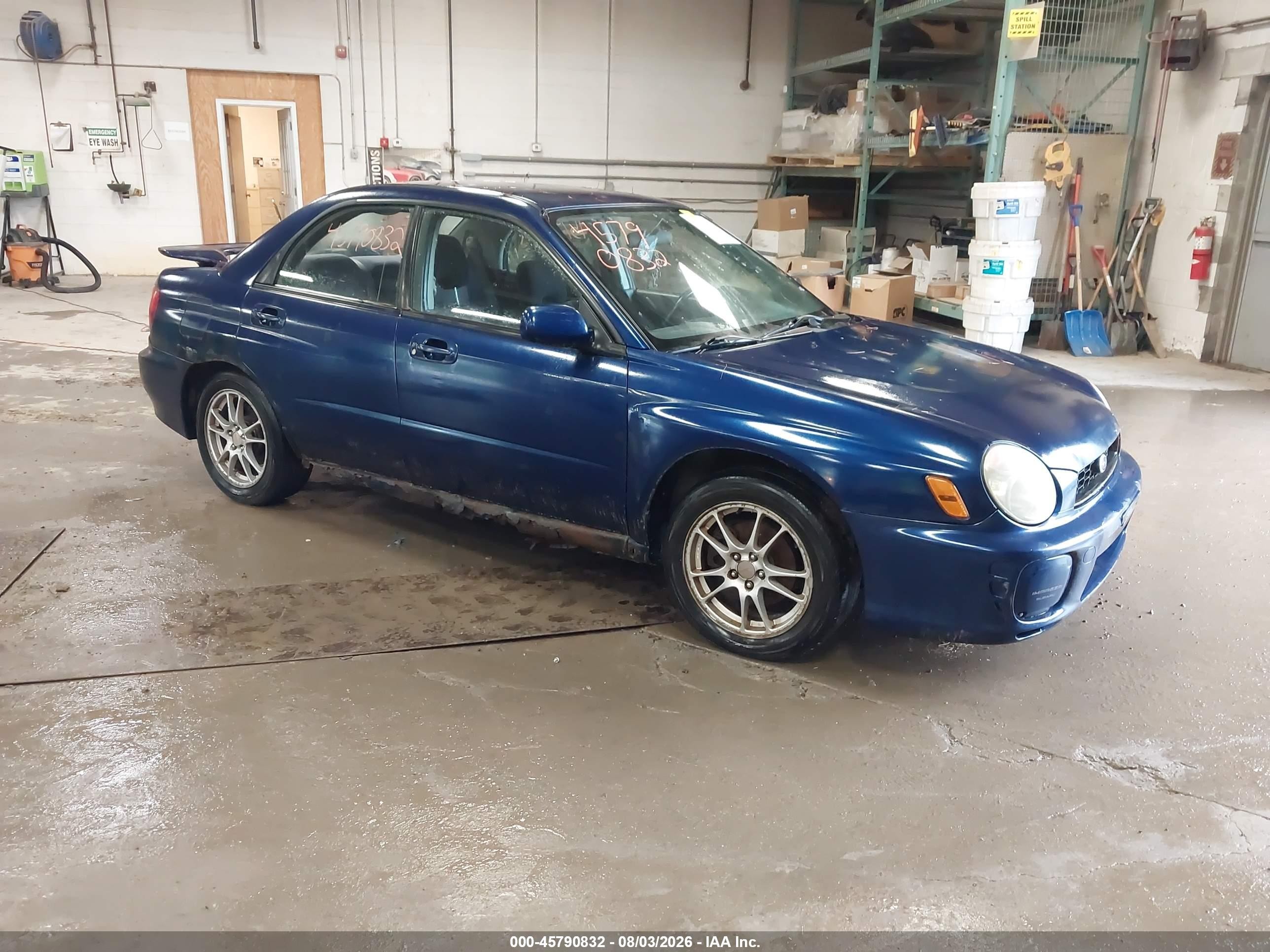 2002 Subaru Impreza RS, VIN JF1GD67582H530315 — Обычный износ