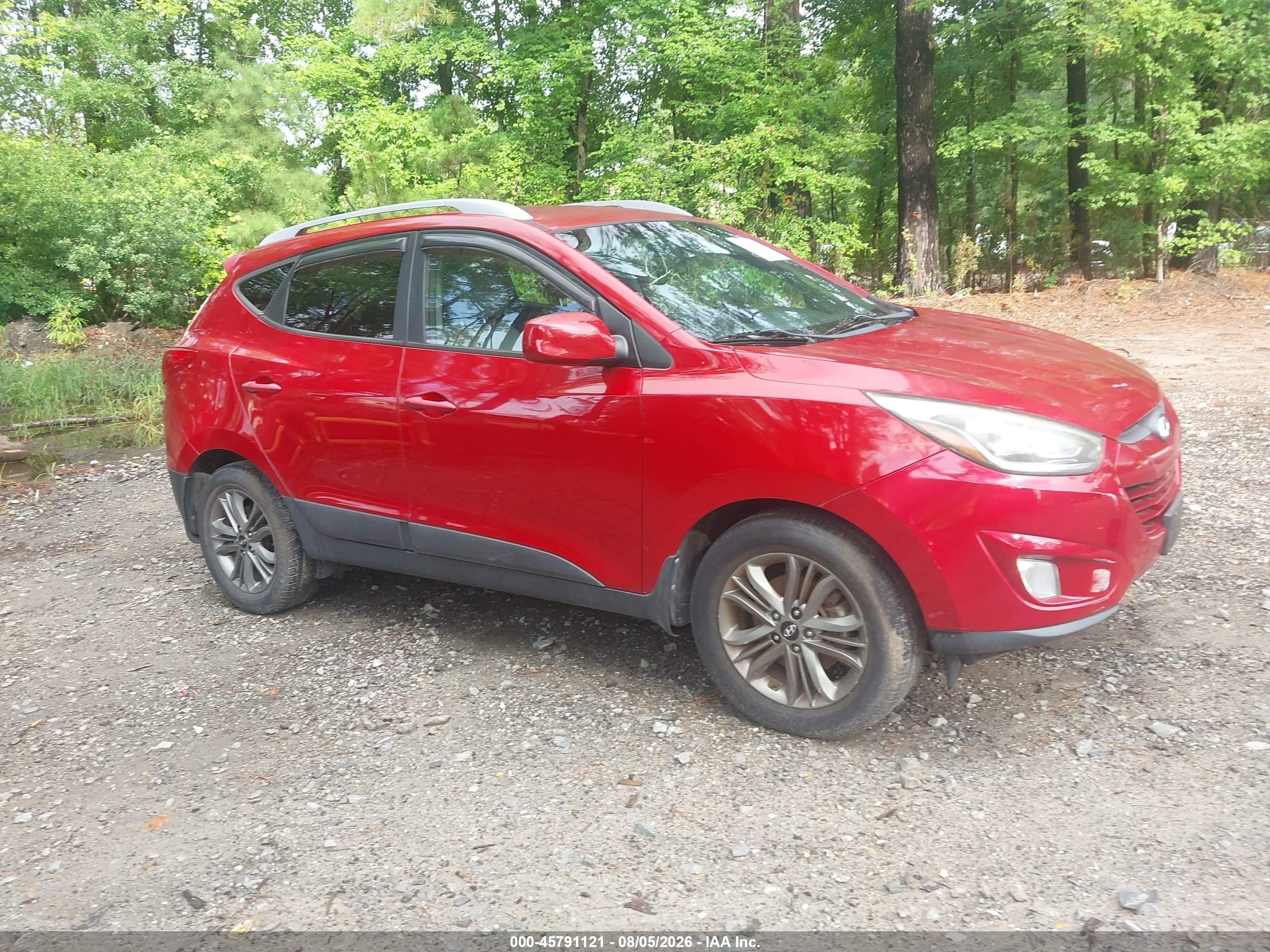 2014 Hyundai Tucson SE, VIN KM8JU3AG0EU846615 — Обычный износ