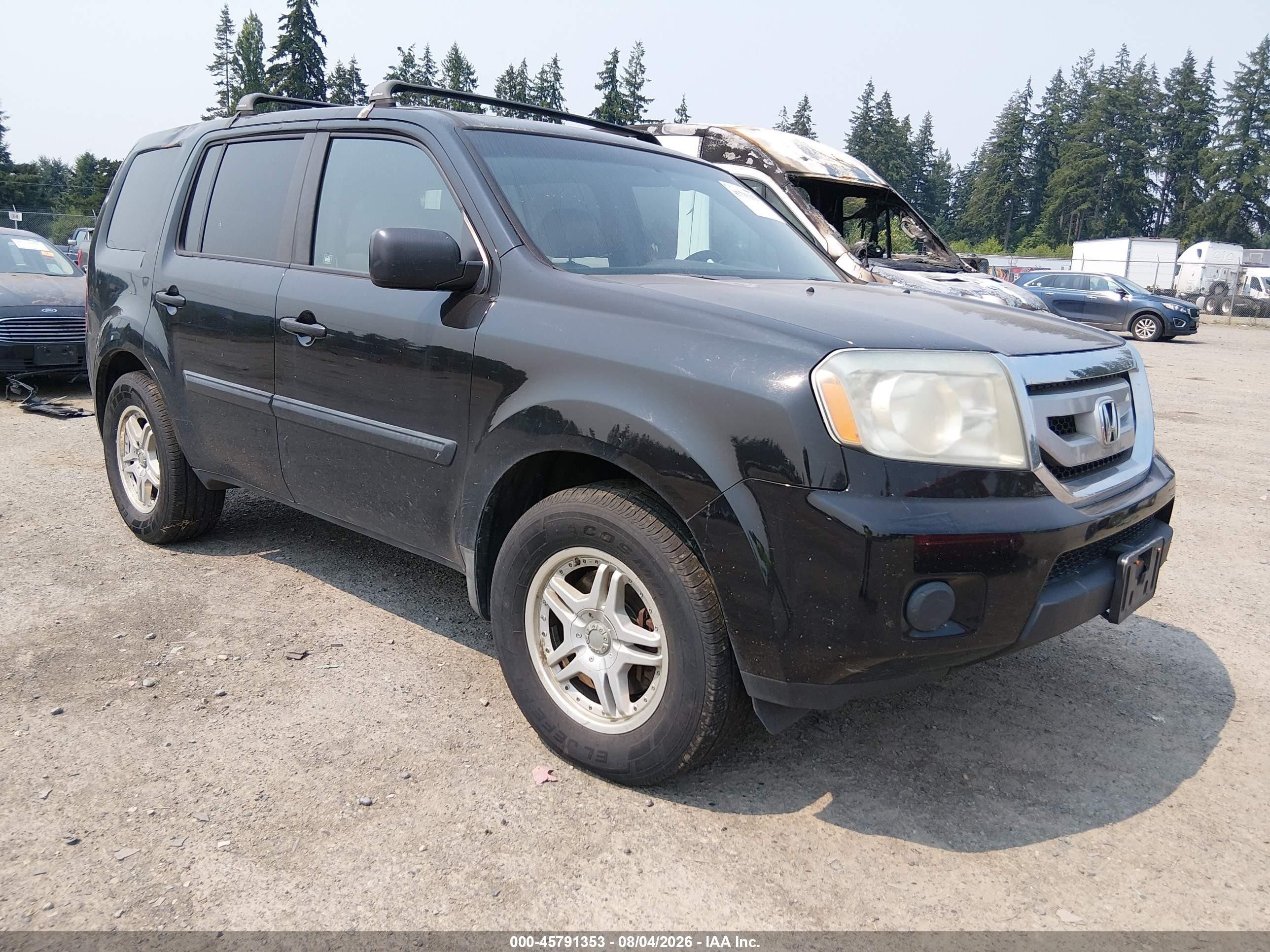 2010 Honda Pilot LX, VIN 5FNYF3H25AB014925 — Обычный износ