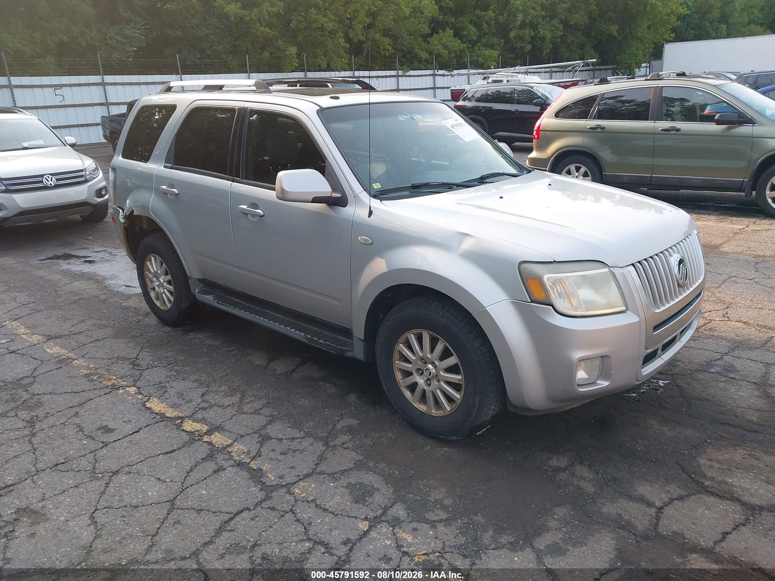 2009 Mercury Mariner Premier, VIN 4M2CU97G29KJ21486 — Normal wear