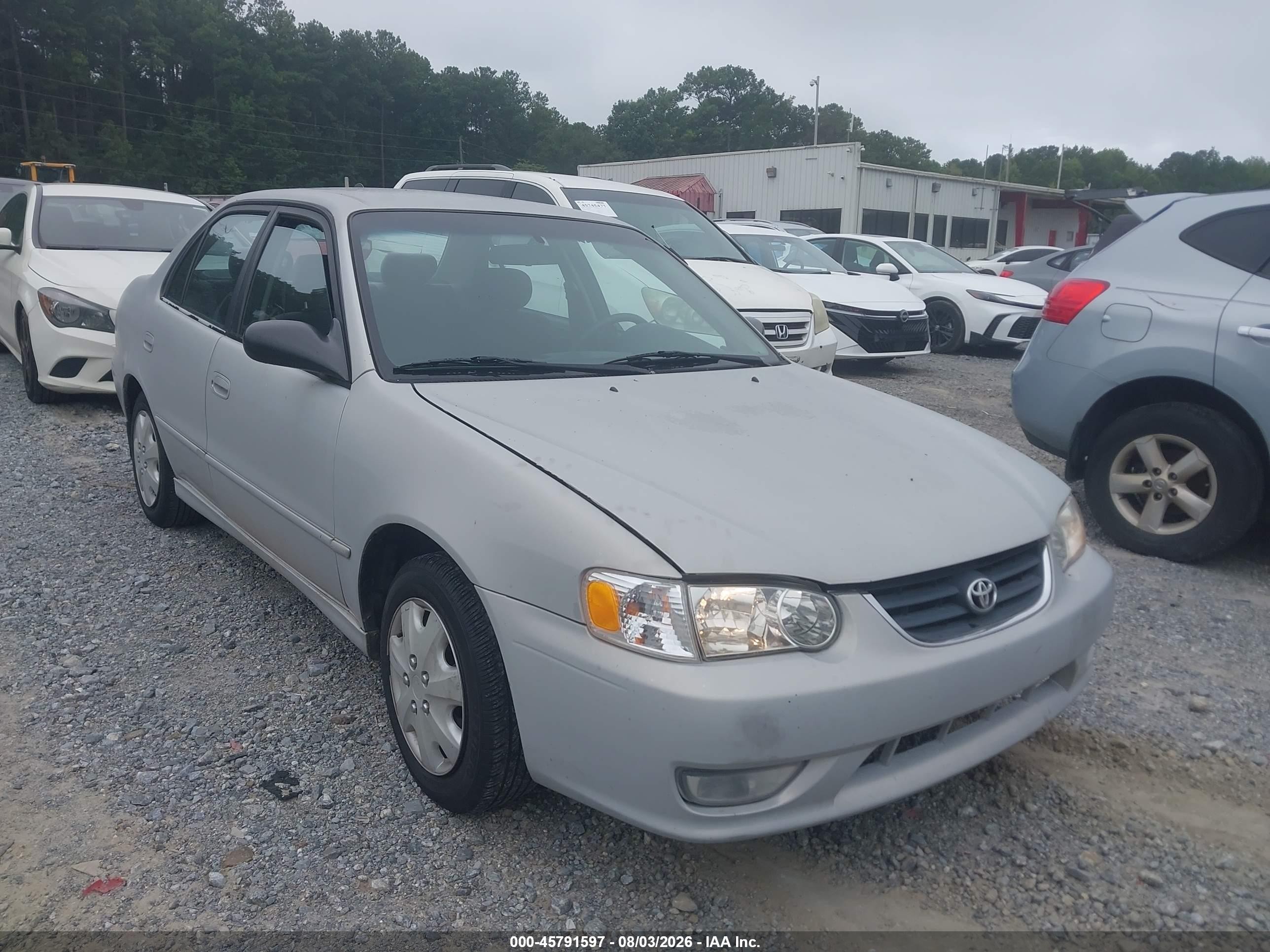2001 Toyota Corolla CE, VIN 1NXBR12E61Z433695 — Normal wear