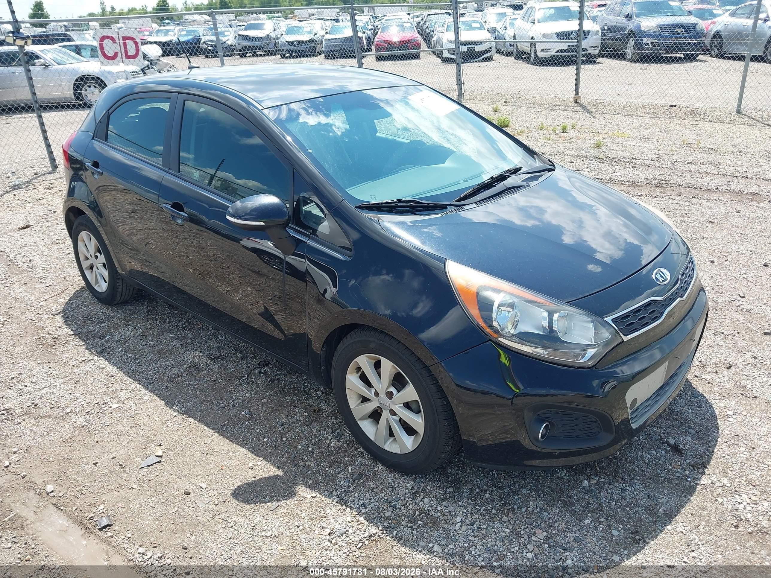 2013 Kia Rio EX, VIN KNADN5A39D6107833 — Normal wear