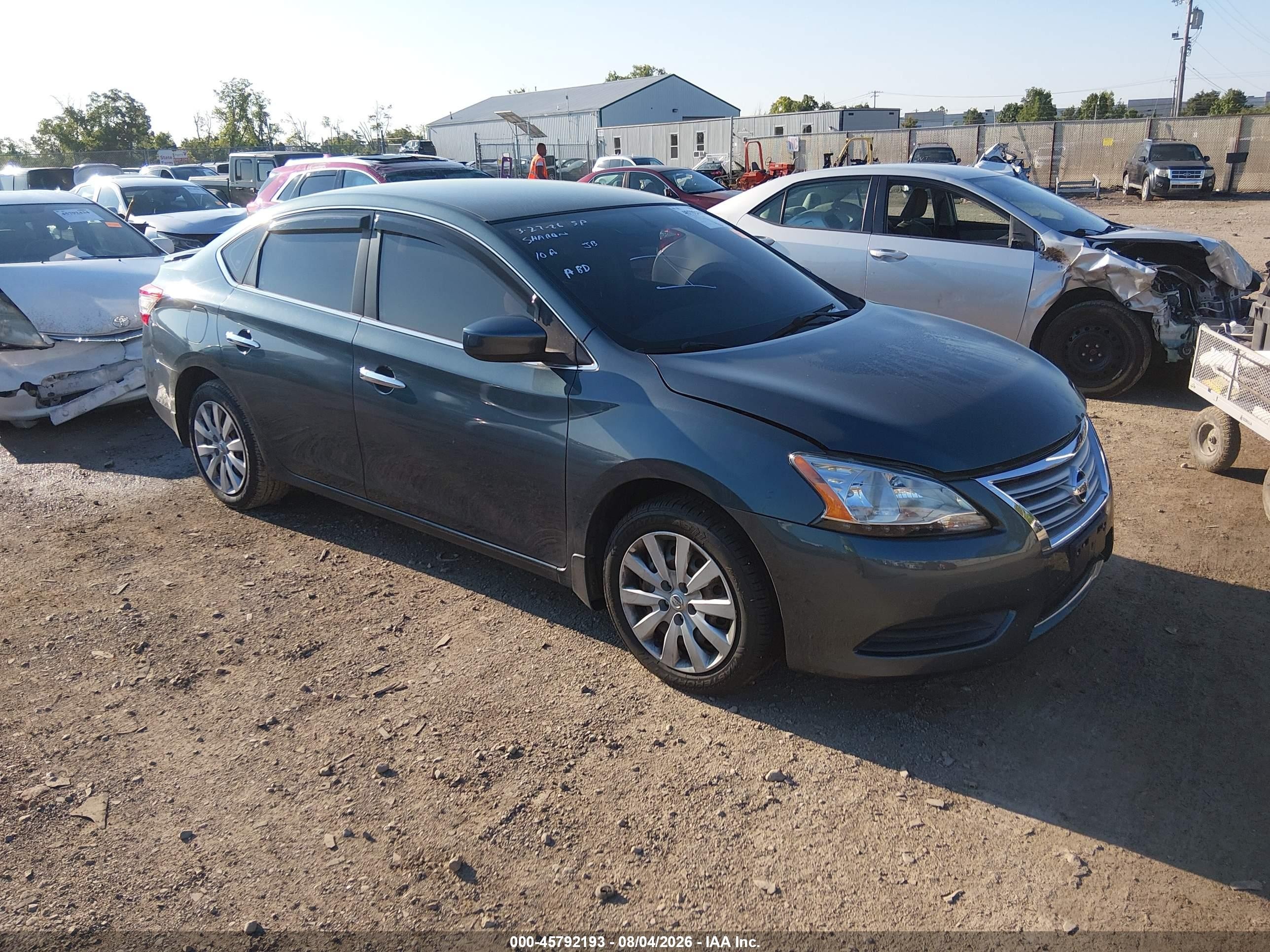 2014 Nissan Sentra SL, VIN 3N1AB7AP4EY209082 — Mechanical