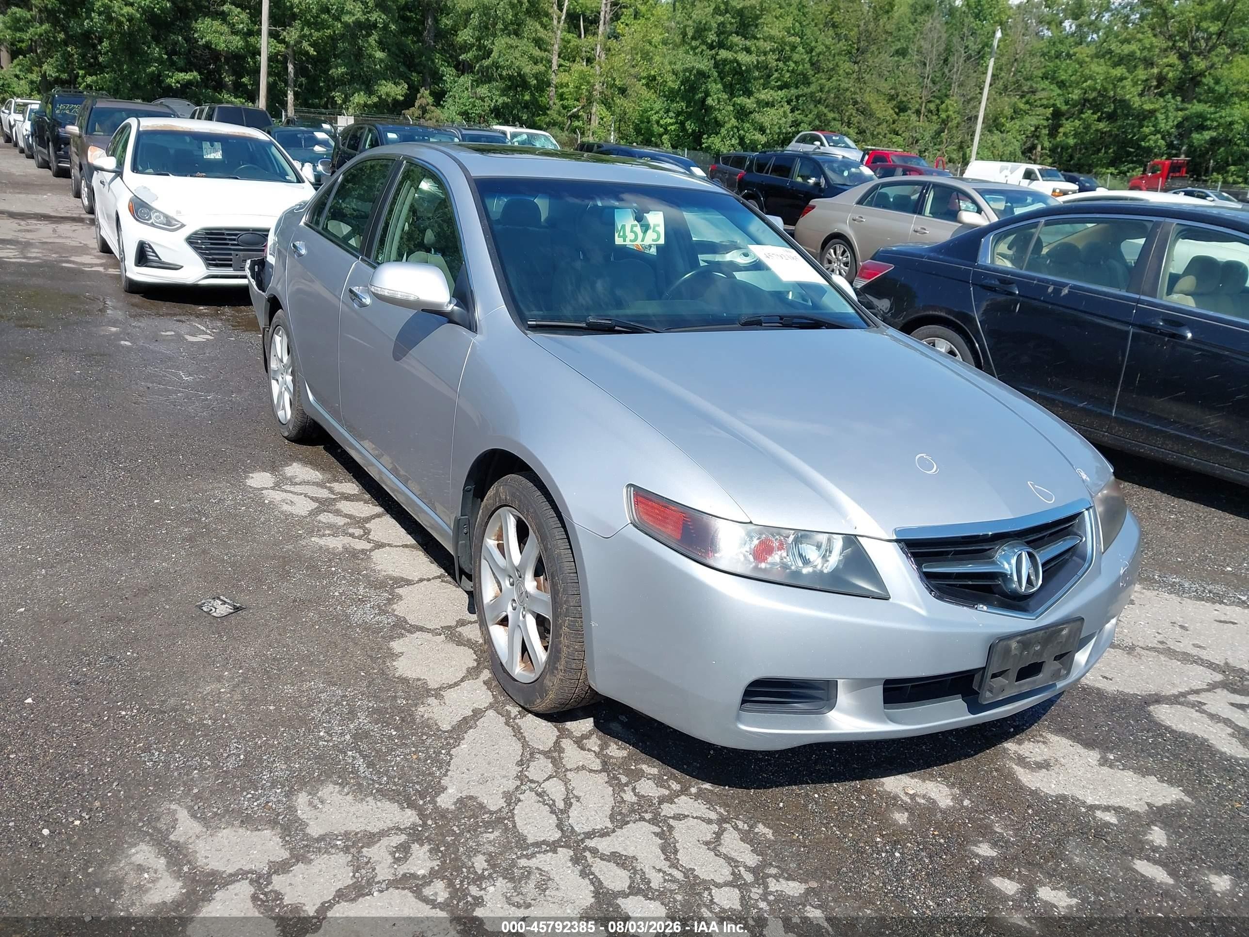 2005 Acura TSX, VIN JH4CL96925C030605 — Rear end