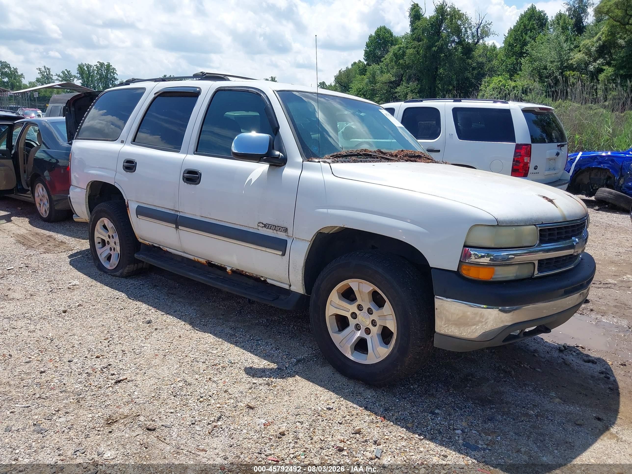 2002 Chevrolet Tahoe LS, VIN 1GNEK13V52J299700 — Обычный износ