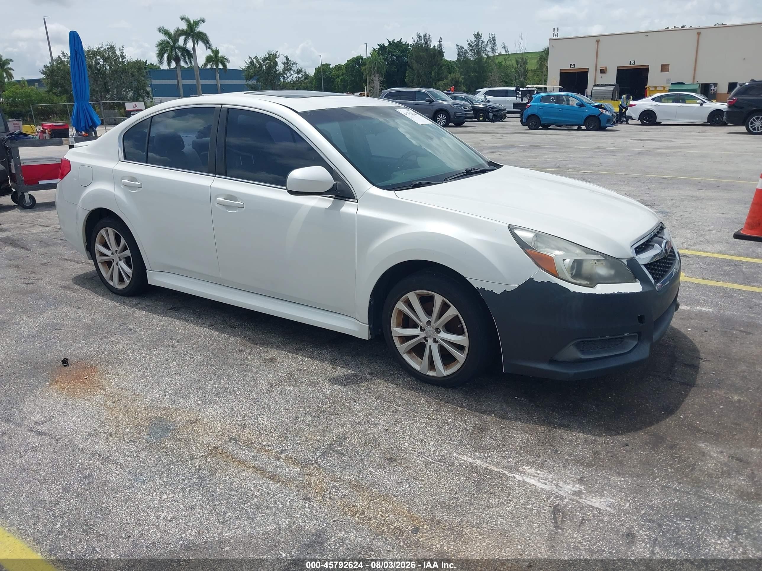 2013 Subaru Legacy Premium, VIN 4S3BMBC67D3028293 — Обычный износ