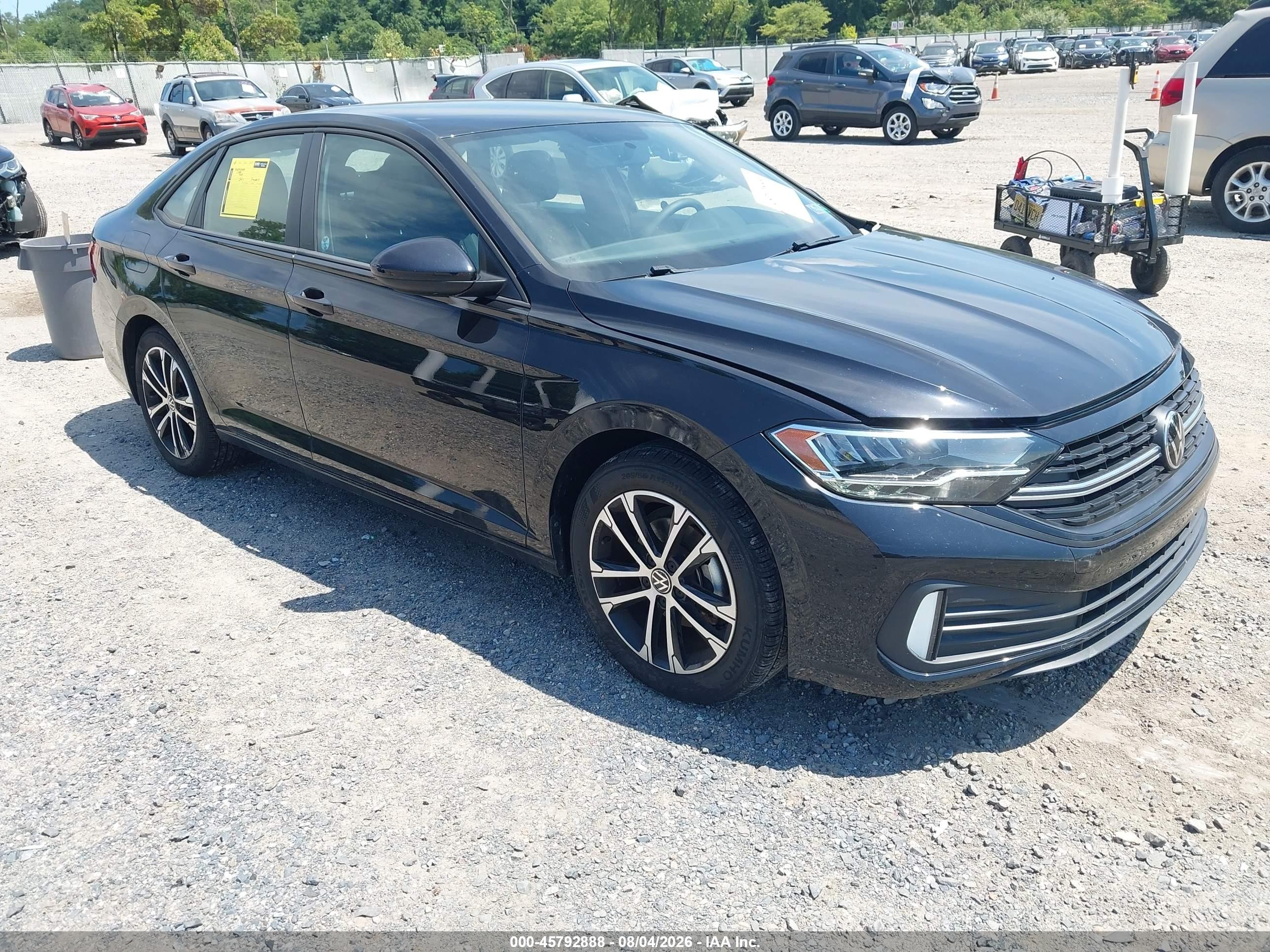 2022 Volkswagen Jetta Sport, VIN 3VWBM7BU3NM026650 — Rear end
