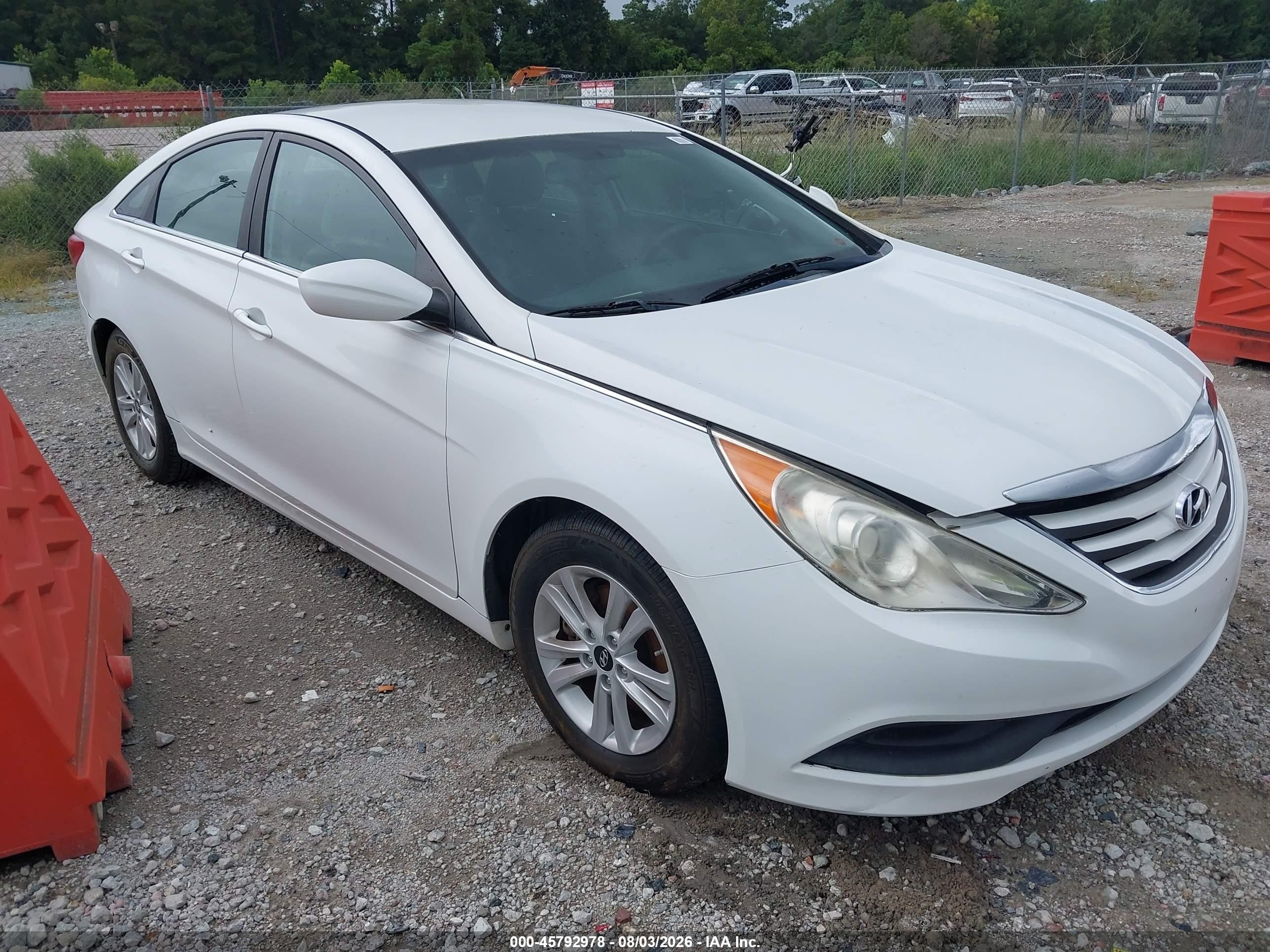 2014 Hyundai Sonata GLS, VIN 5NPEB4AC4EH872613 — Not stated