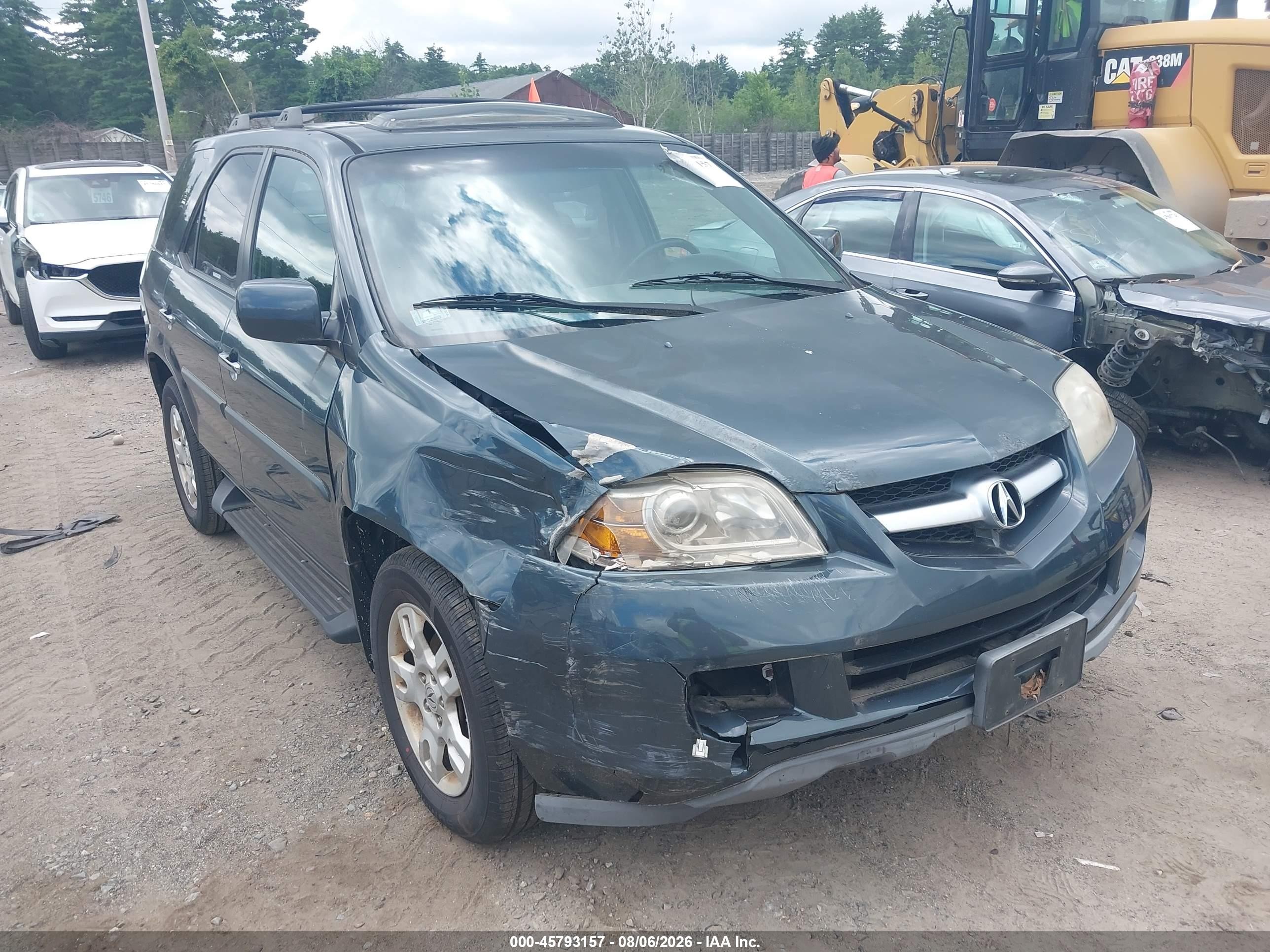 2005 Acura MDX Touring, VIN 2HNYD18665H510713 — Front end