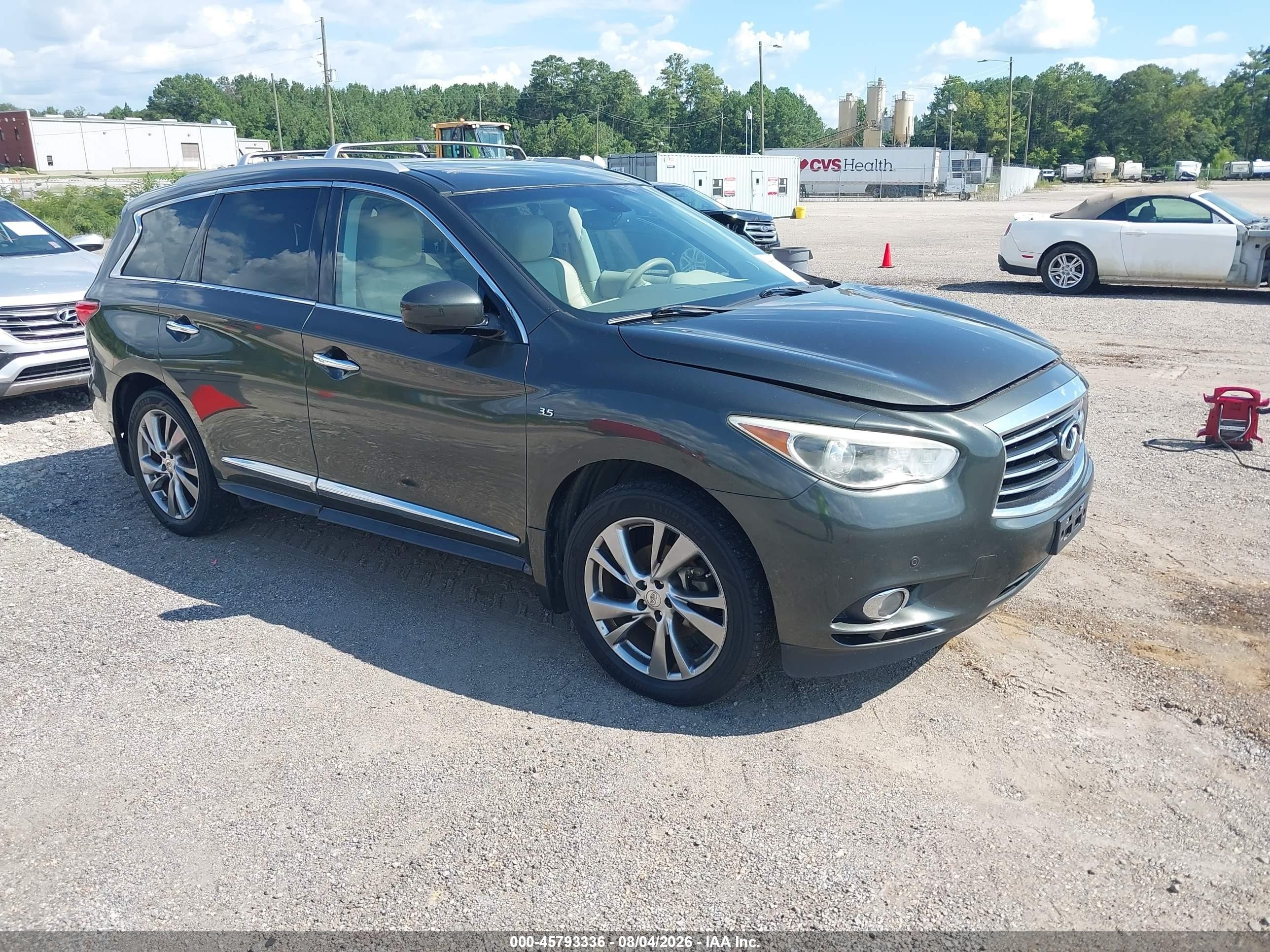 2014 Infiniti QX60, VIN 5N1AL0MM9EC553823 — Normal wear