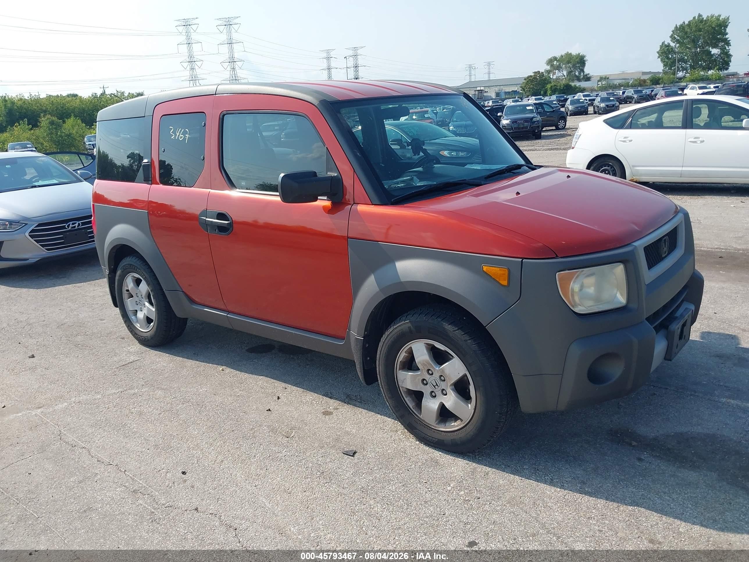 2004 Honda Element EX, VIN 5J6YH18564L003937 — Normal wear