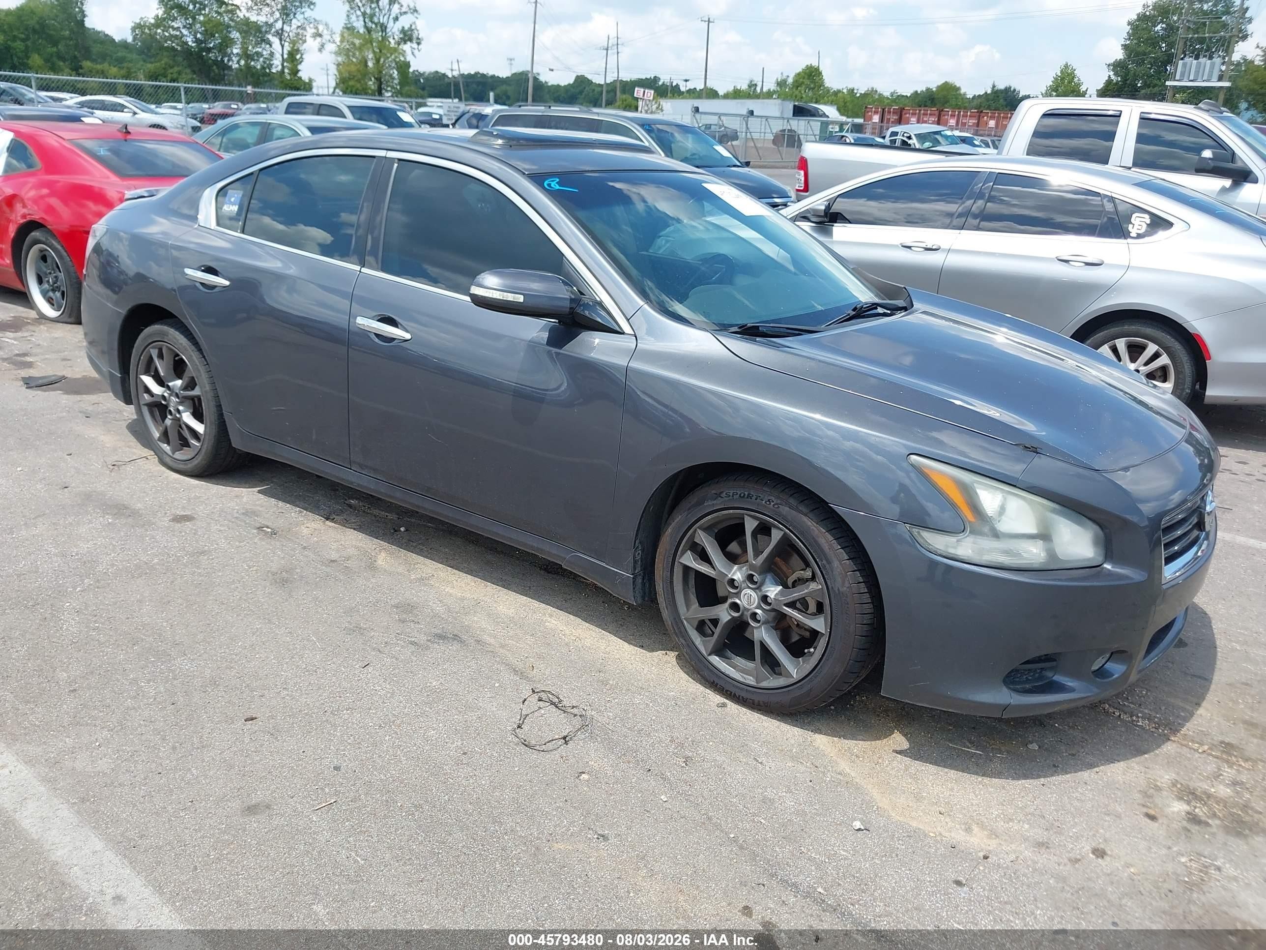 2012 Nissan Maxima SV, VIN 1N4AA5APXCC826566 — Обычный износ