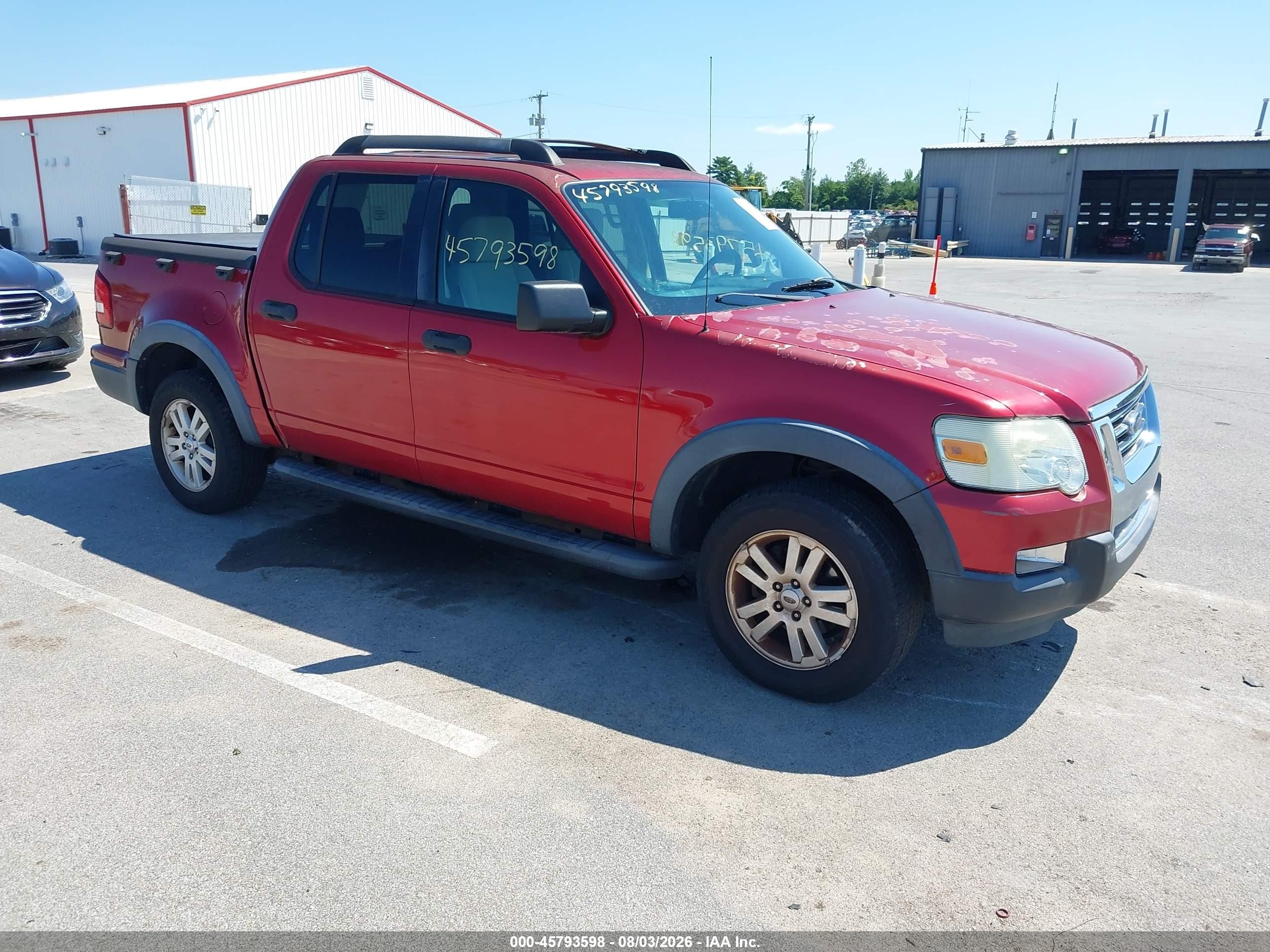 2008 Ford Explorer Sport Trac XLT, VIN 1FMEU31EX8UA99027 — Not stated