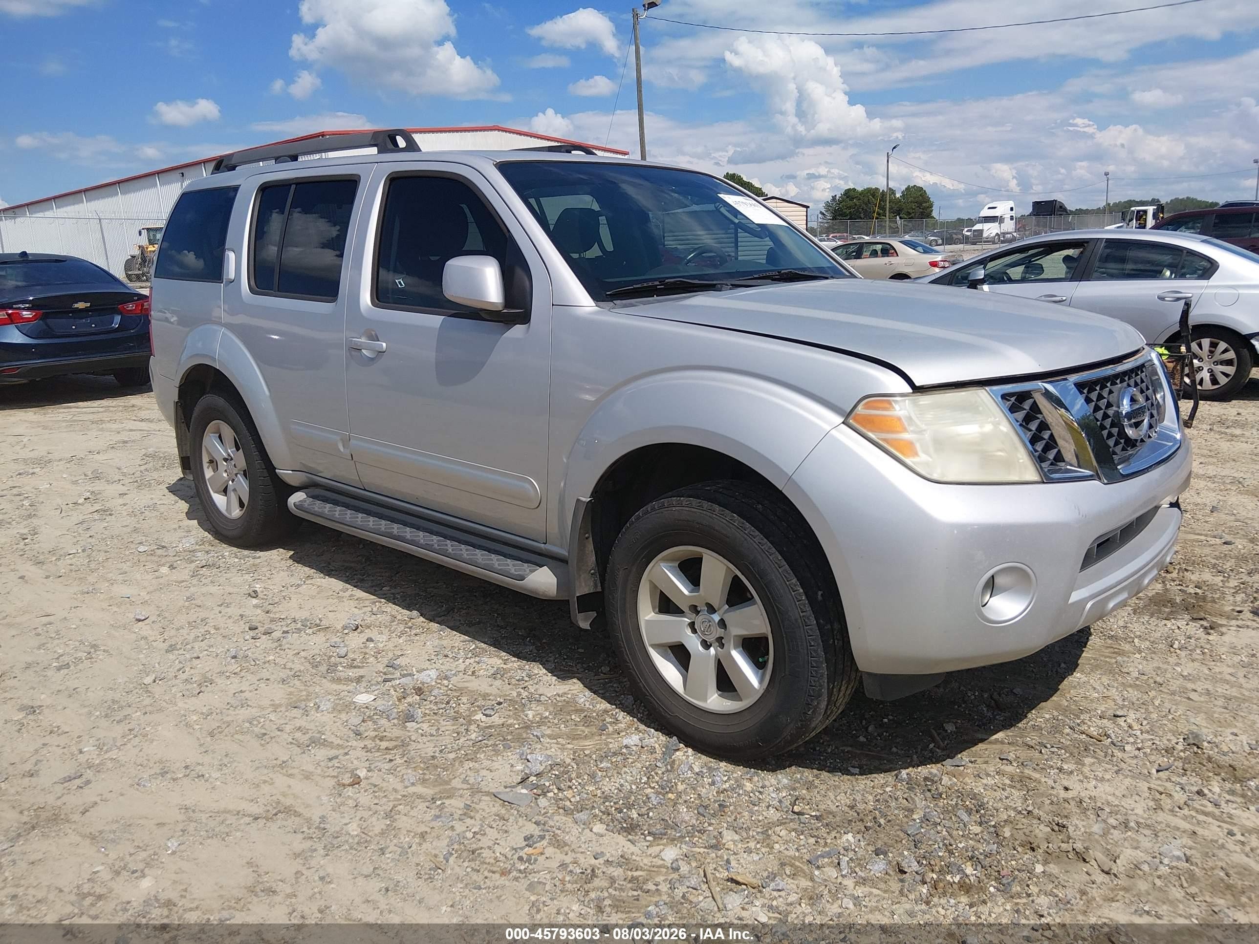2012 Nissan Pathfinder LE, VIN 5N1AR1NN6CC634934 — Normal wear