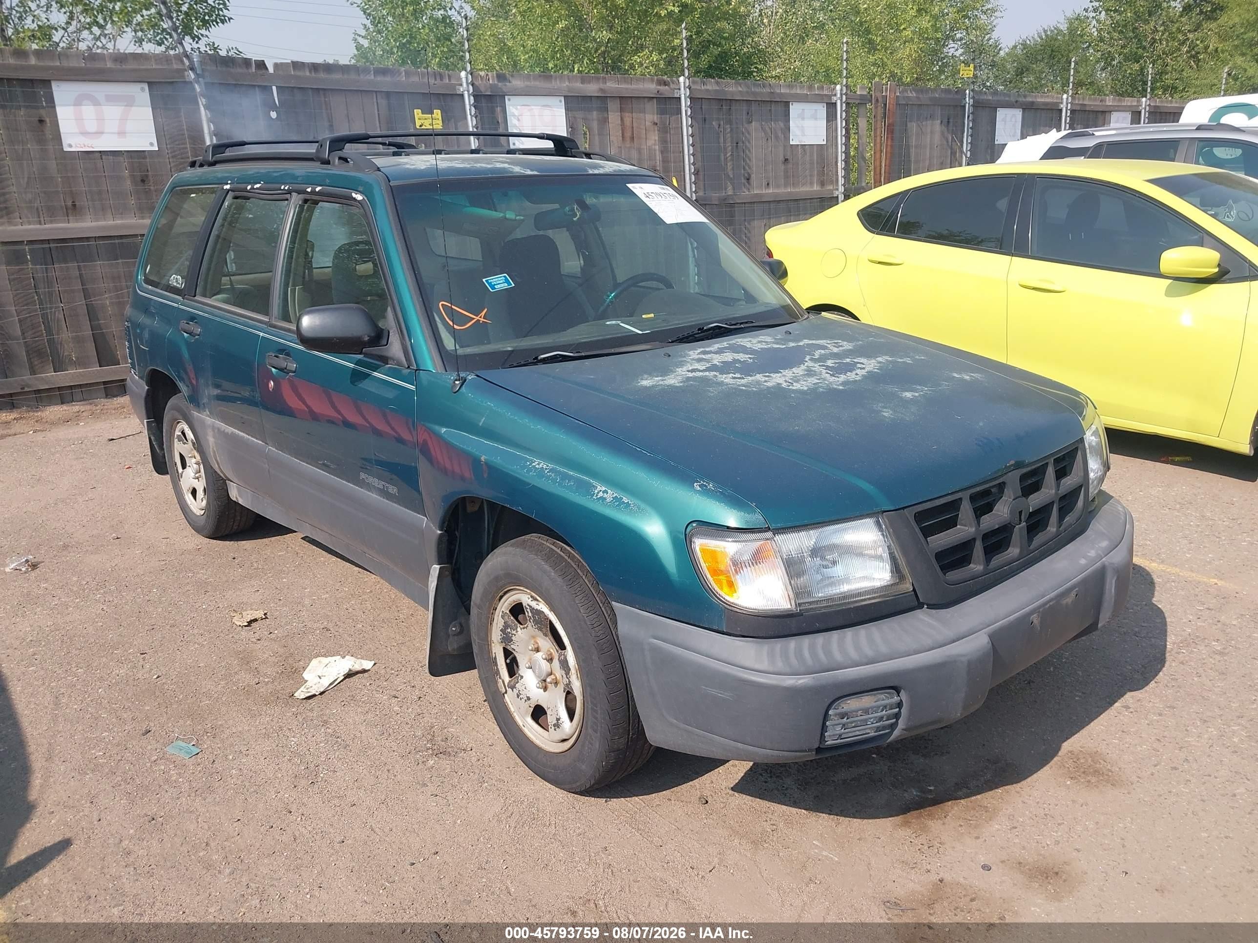 1998 Subaru Forester L, VIN JF1SF635XWH783524 — Normal wear