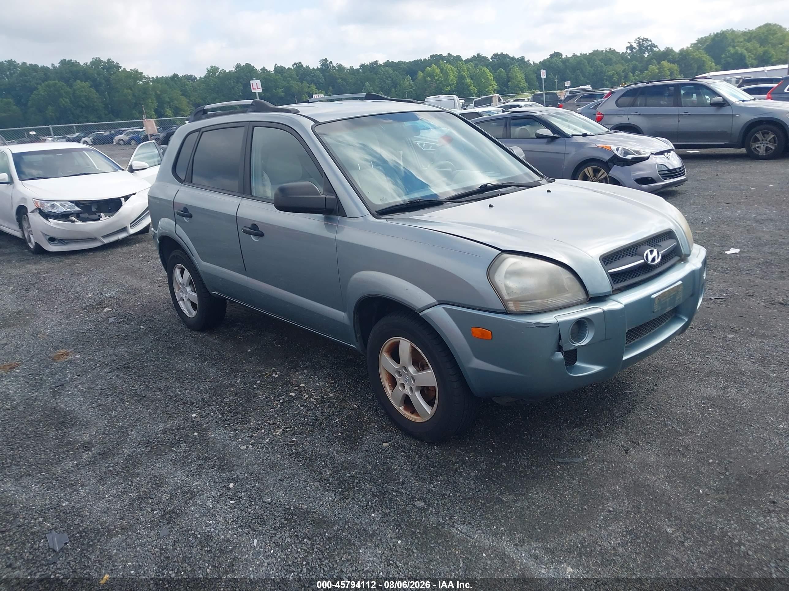 2005 Hyundai Tucson GL, VIN KM8JM12B85U148678 — Обычный износ