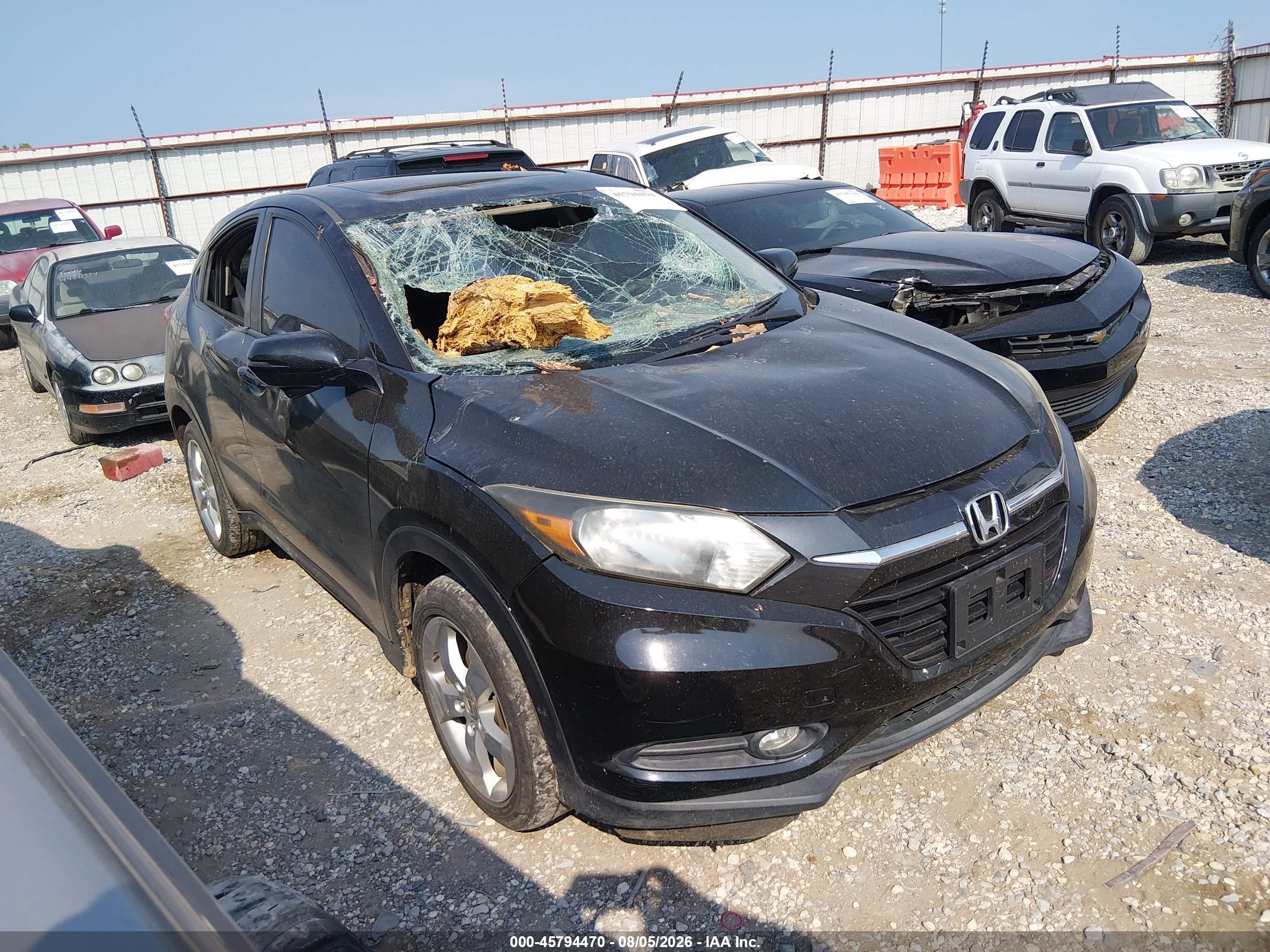 2016 Honda HR-V EX, VIN 3CZRU6H50GM723105 — Roof