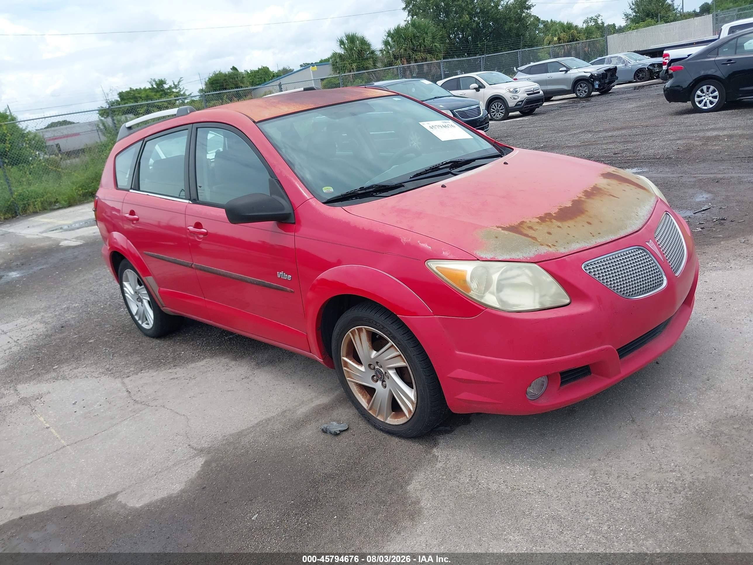 2005 Pontiac Vibe, VIN 5Y2SL638X5Z429668 — Normal wear