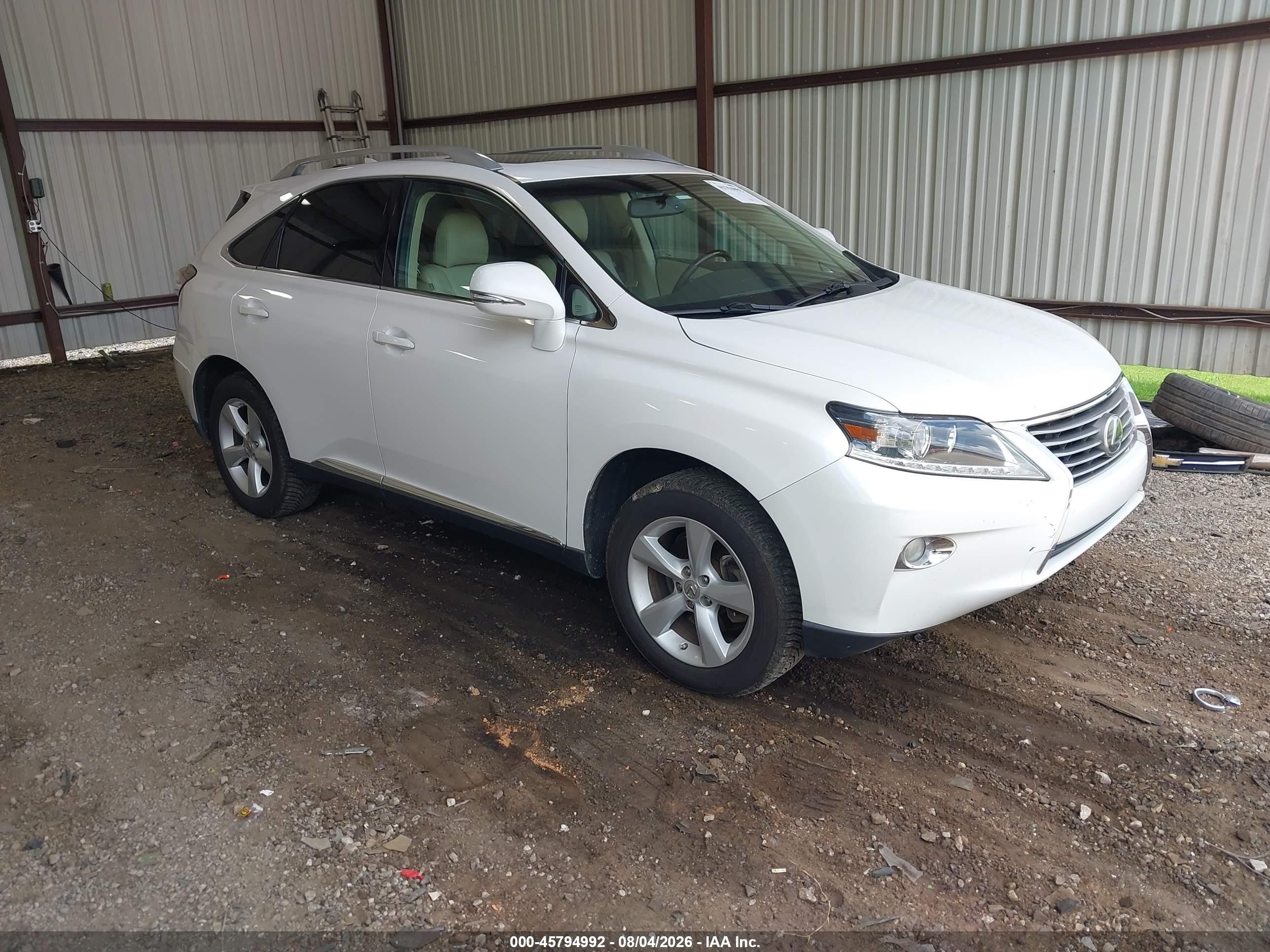 2014 Lexus RX 350, VIN 2T2ZK1BA3EC136435 — Обычный износ