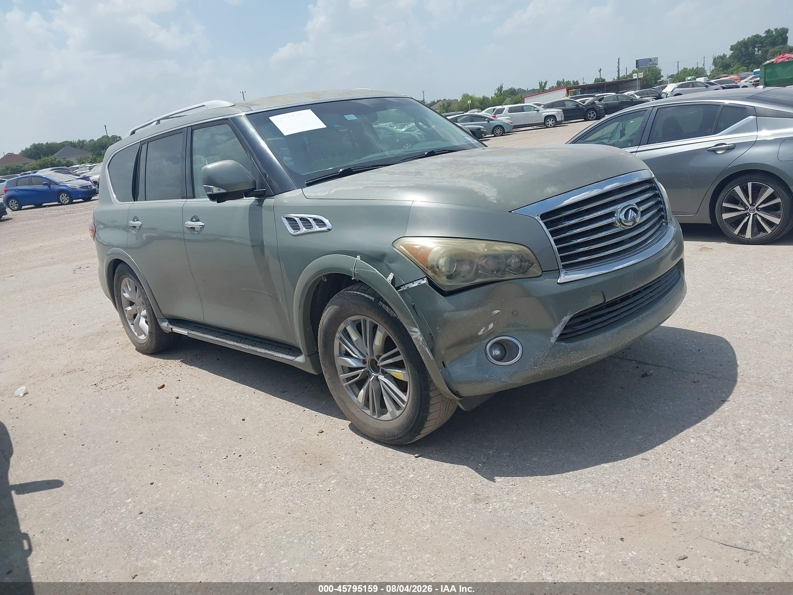 2011 Infiniti QX56 7-passenger, VIN JN8AZ2NF2B9500795 — Normal wear