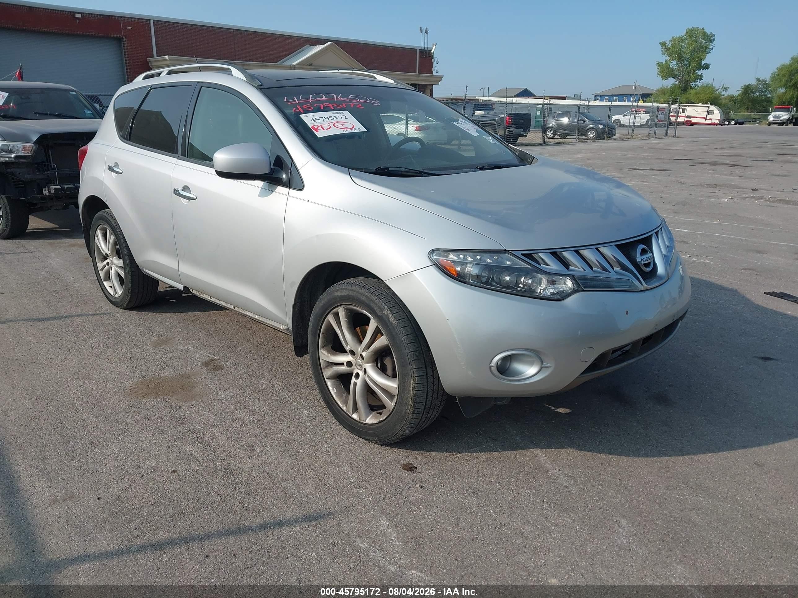 2009 Nissan Murano LE, VIN JN8AZ18W09W105337 — Mechanical