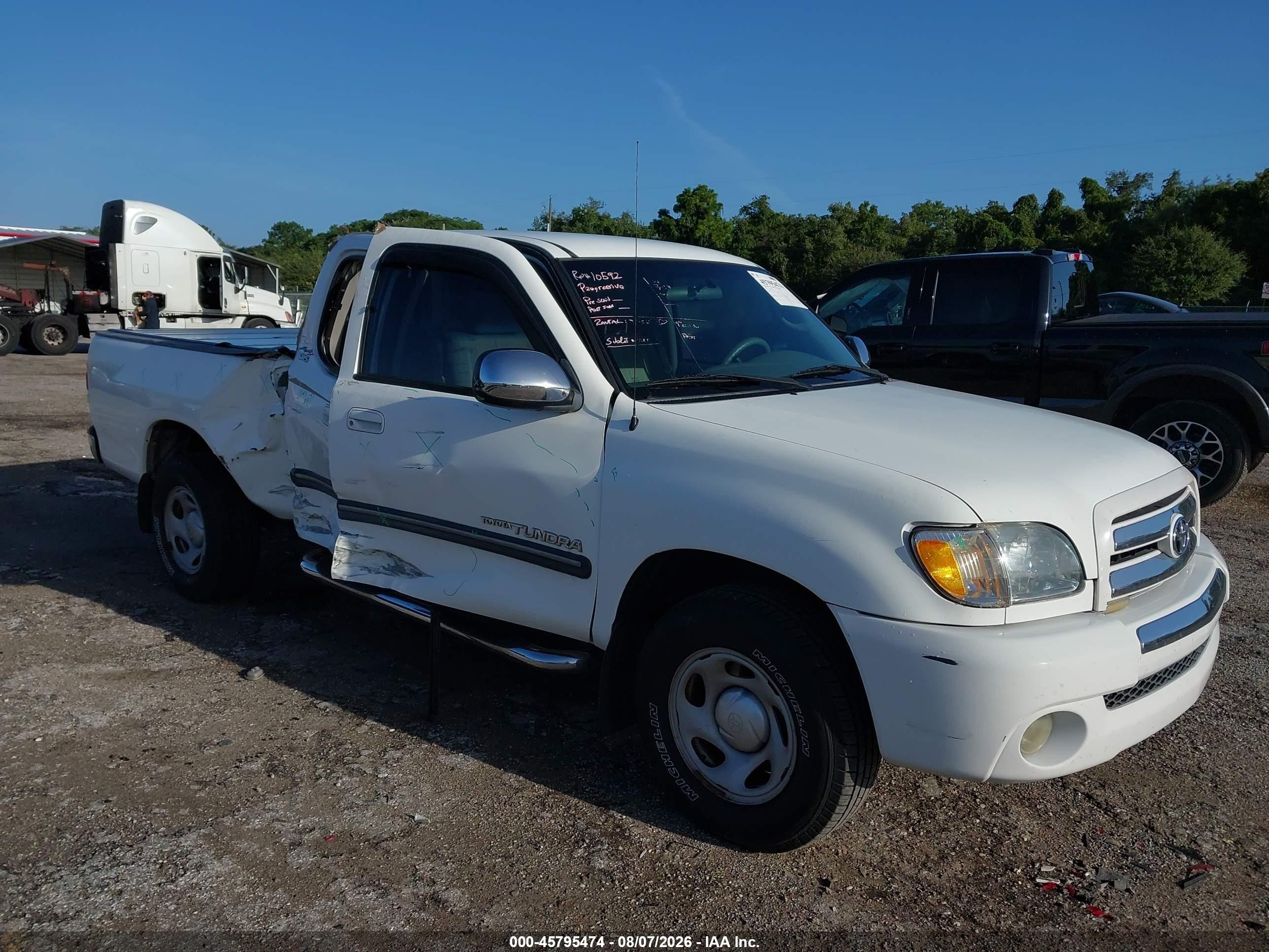 2003 Toyota Tundra SR5, VIN 5TBRT34143S336702 — Side
