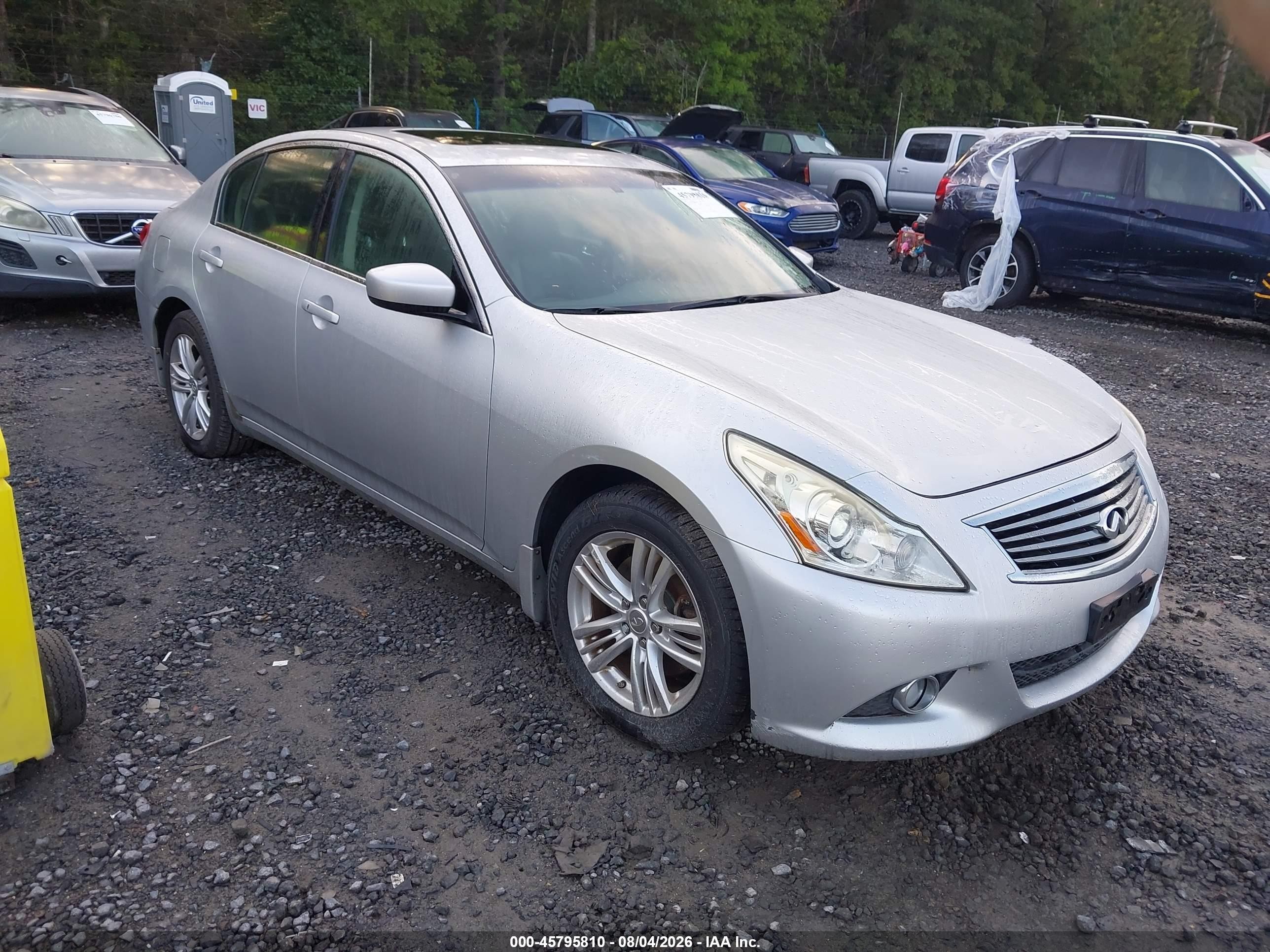 2011 Infiniti G25 x, VIN JN1DV6AR3BM650829 — Normal wear