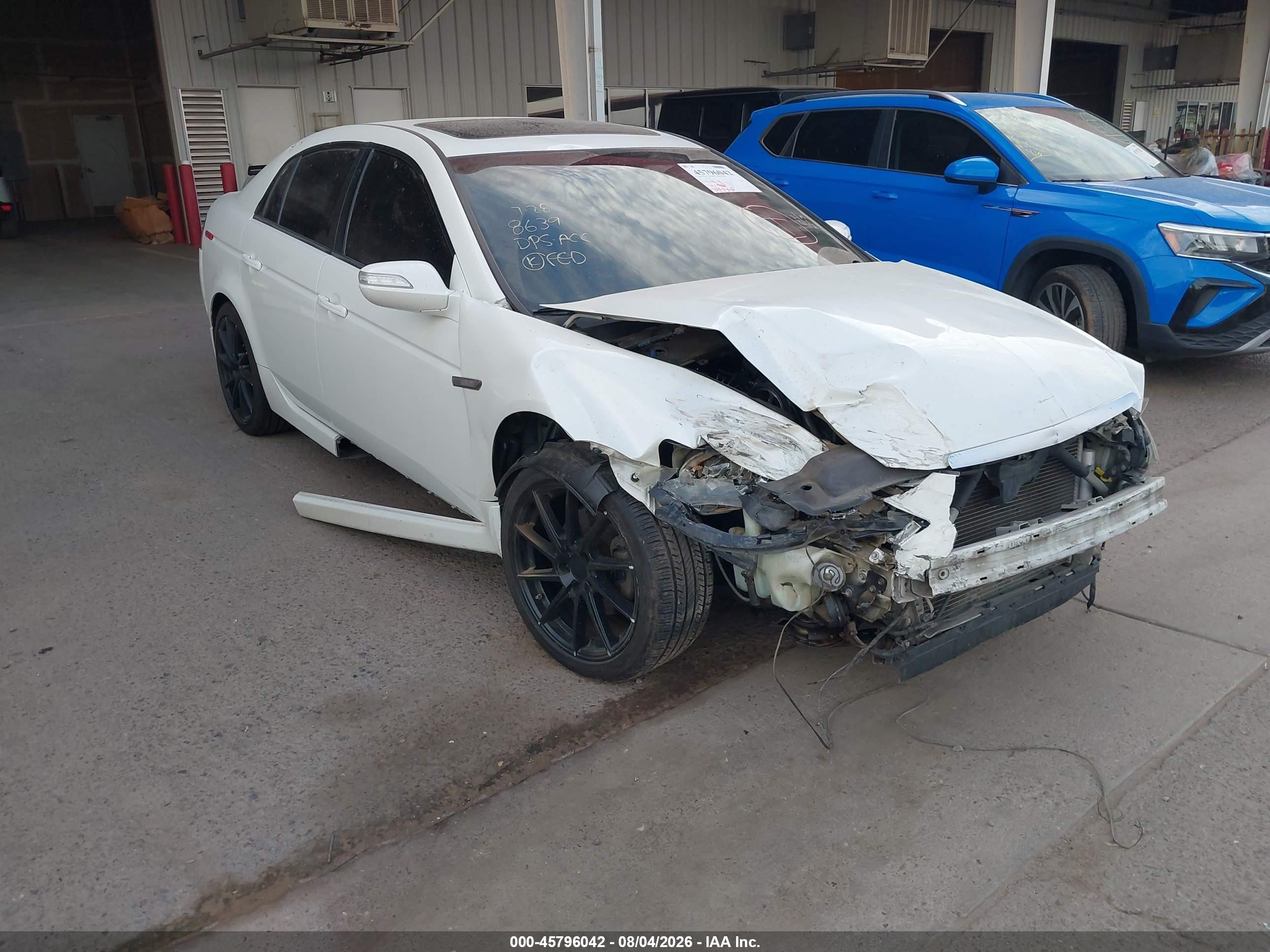 2007 Acura TL, VIN 19UUA66287A003146 — Перед