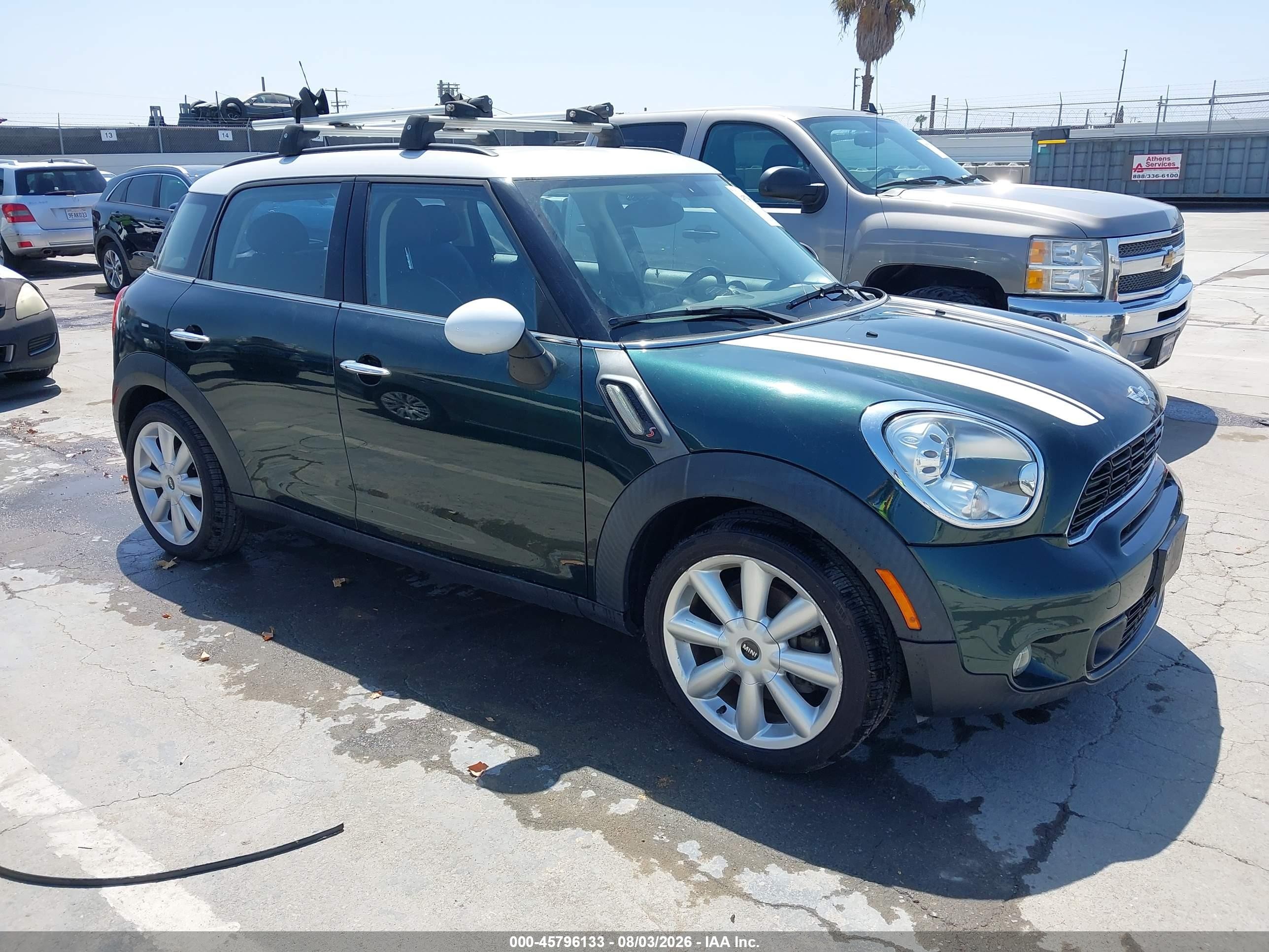 2012 MINI Countryman S, VIN WMWZC3C55CWL82810 — Normal wear